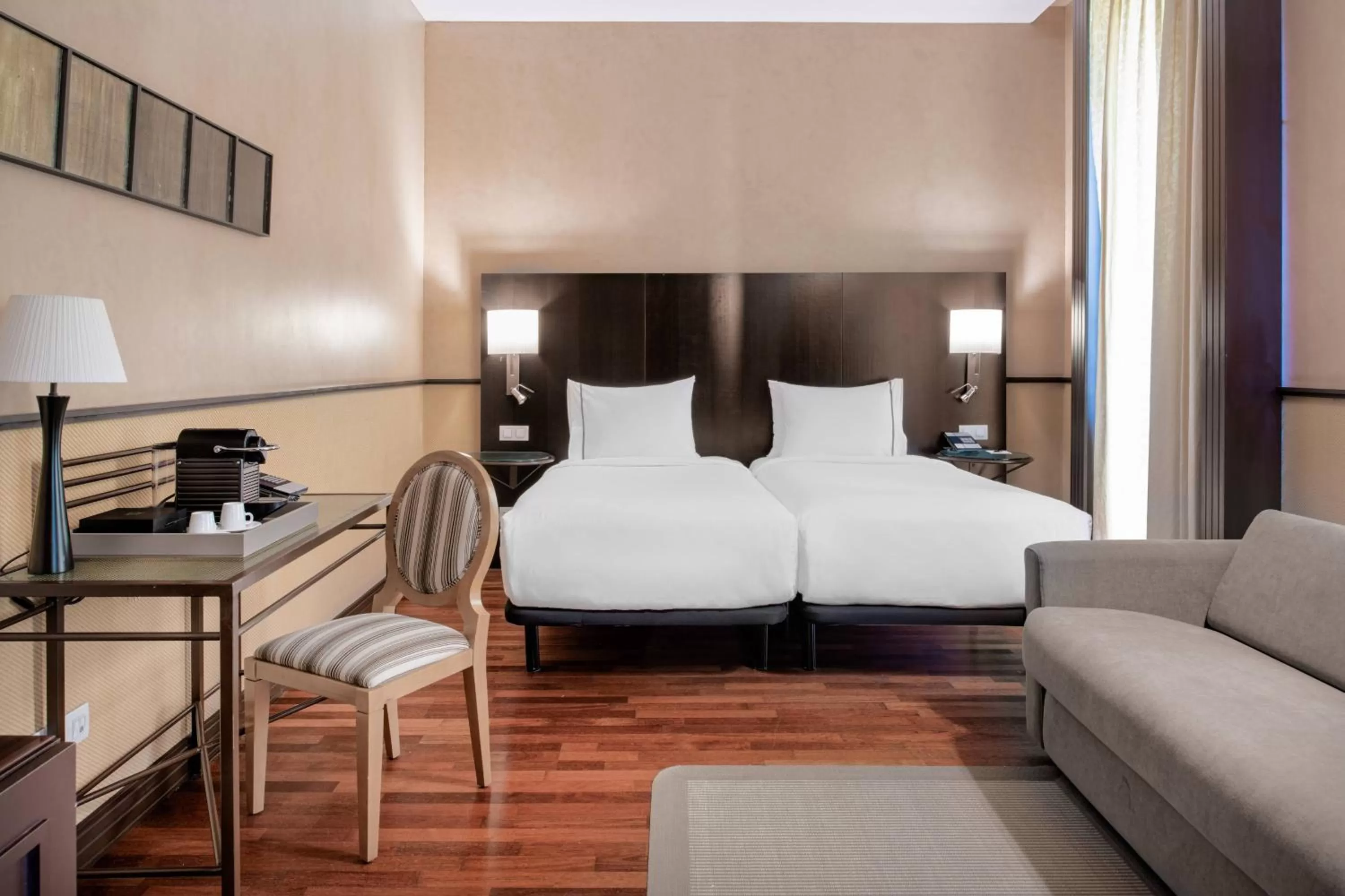 Family Twin Room in AC Hotel Ciudad de Tudela by Marriott