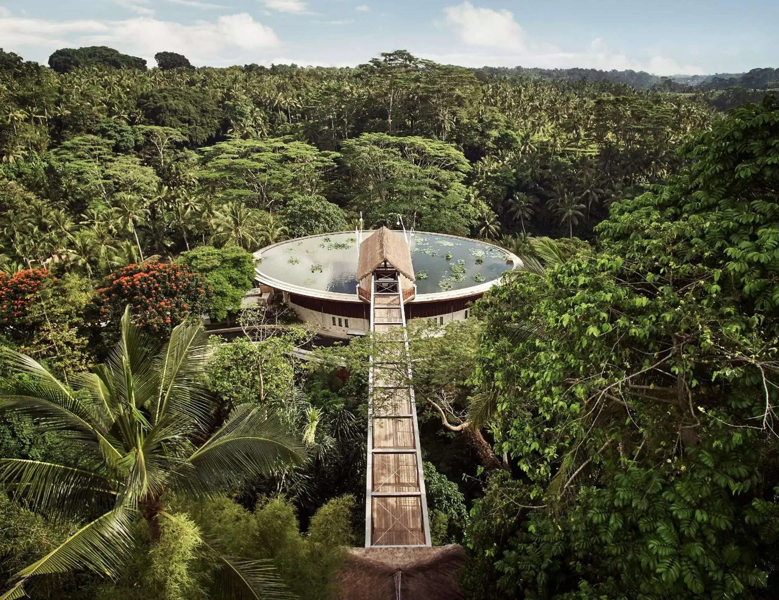 Natural landscape, Bird's-eye View in Four Seasons Resort Bali at Sayan