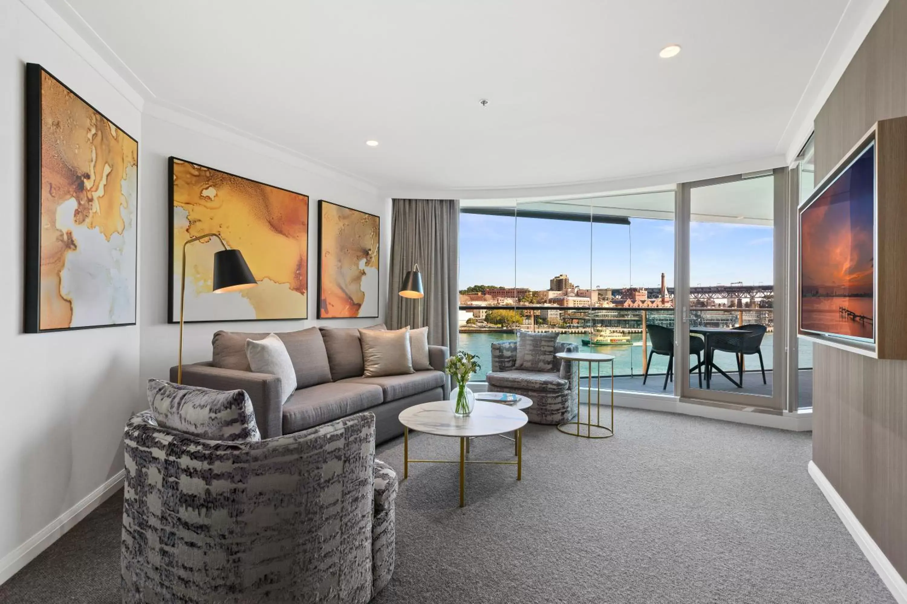 Living room in Pullman Quay Grand Sydney Harbour