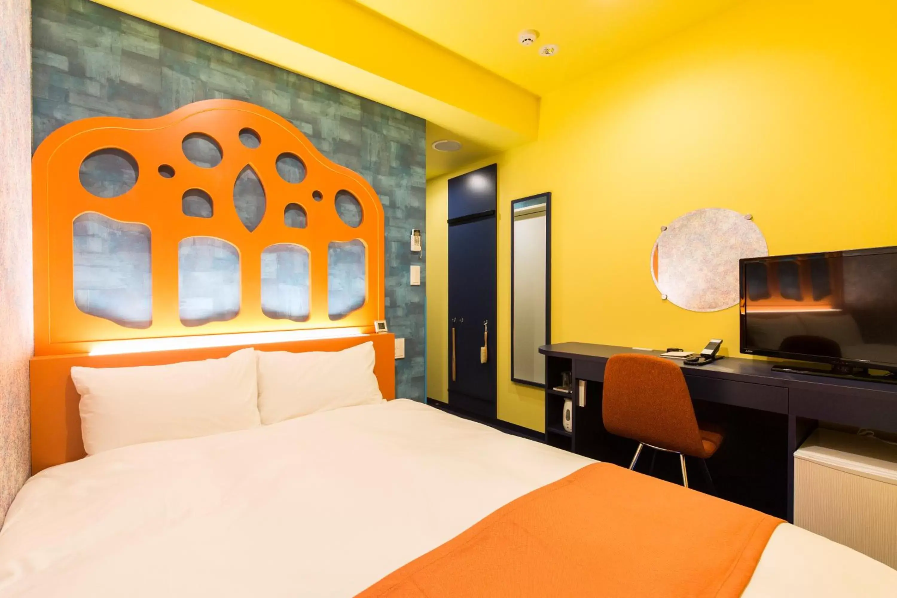 Bed in Hotel Wing International Select Hakata-Ekimae