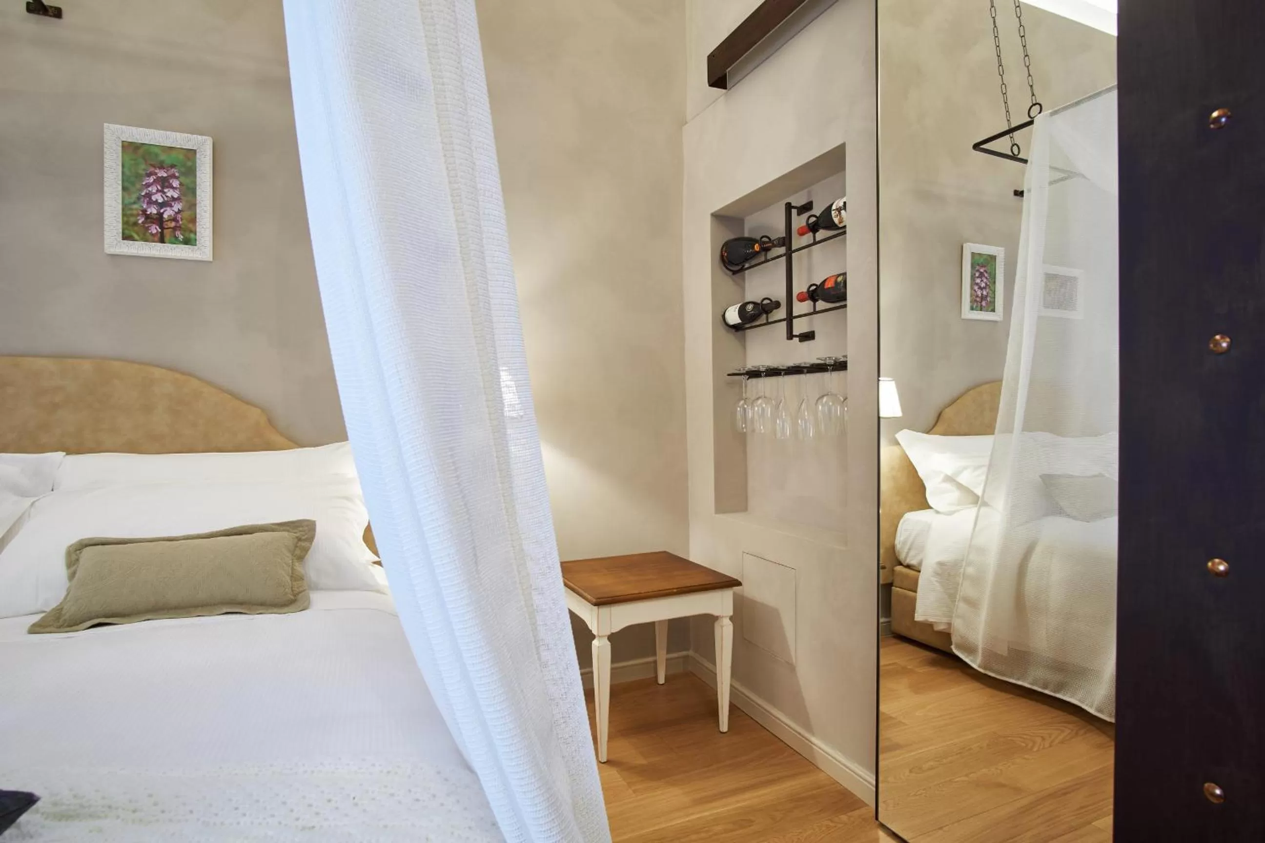 Bed in Relais Villa Miraglia