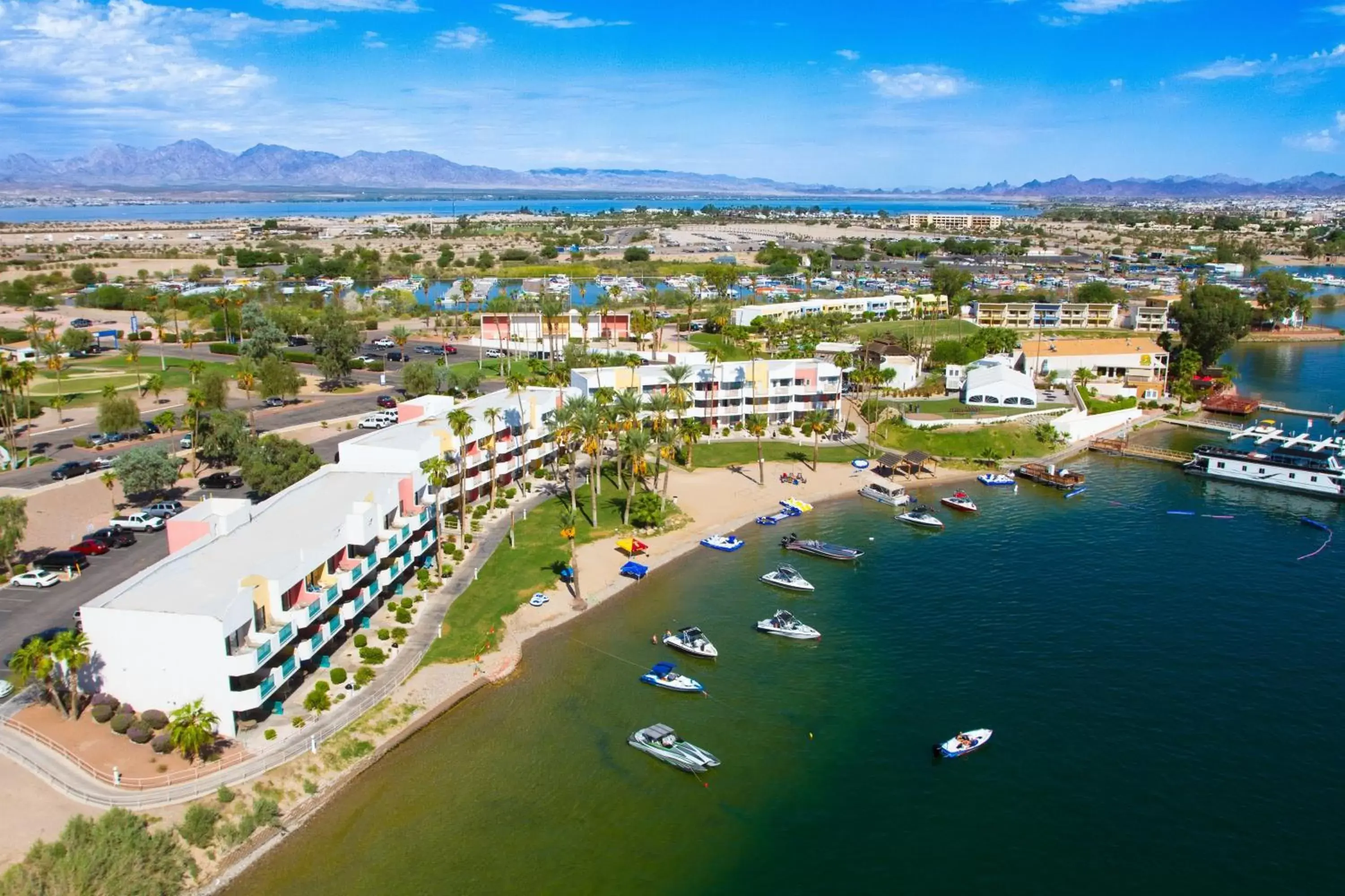 Facade/entrance, Bird's-eye View in The Nautical Beachfront Resort