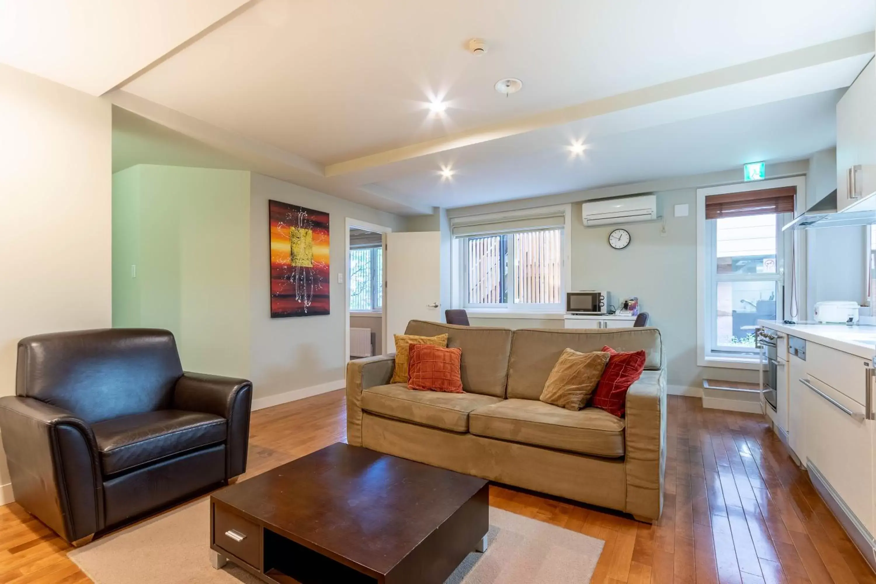 Living room, Seating Area in Fresh Powder Accommodation