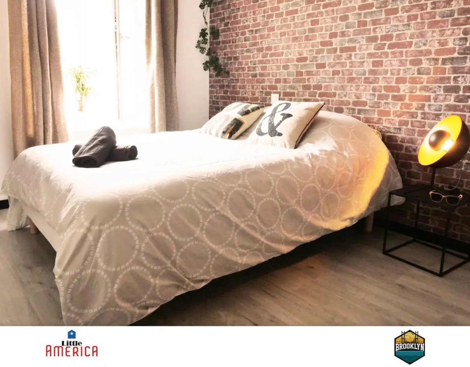 Bed in Little America - Appart Hôtel 3km Futuroscope