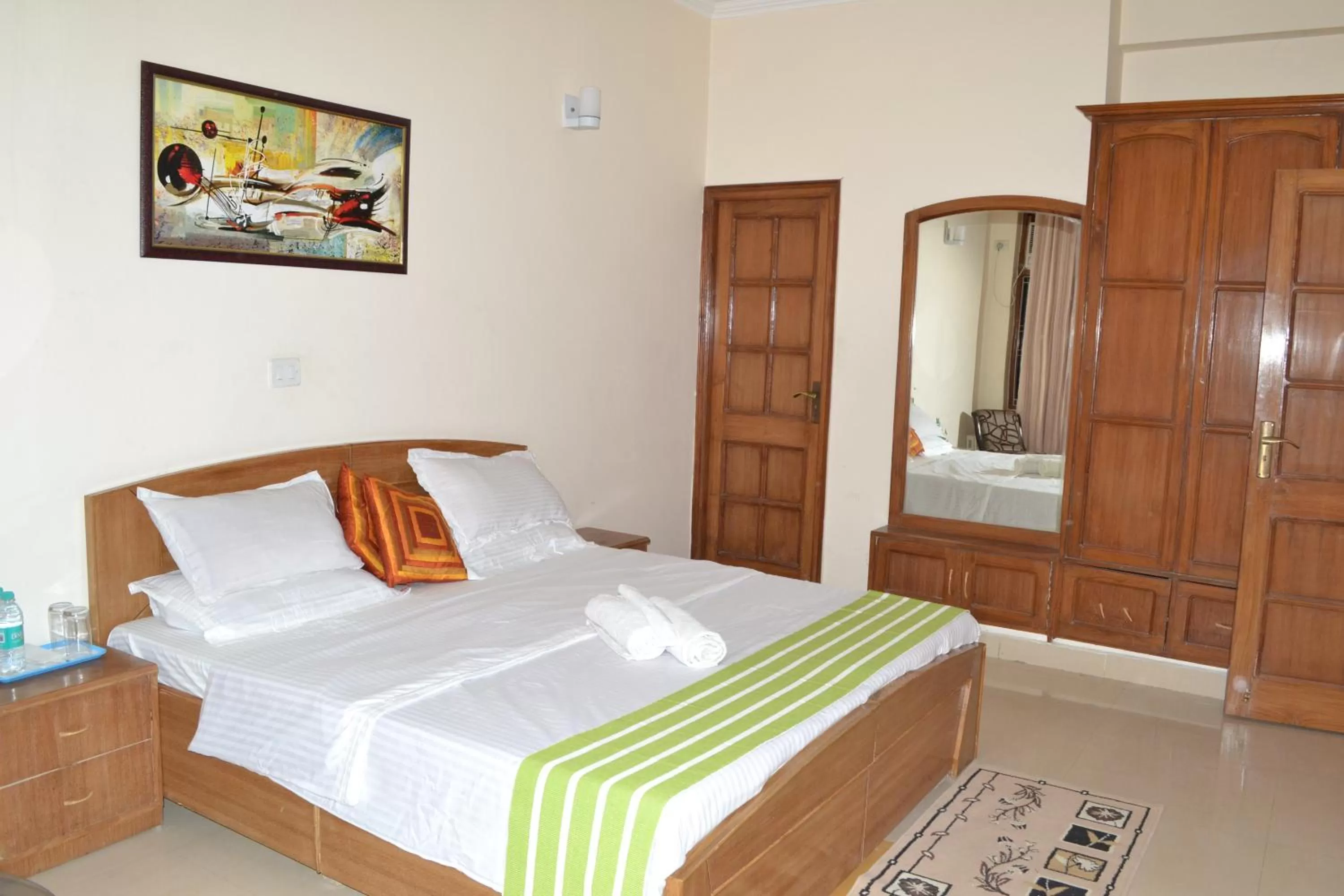 Bedroom, Bed in Raj Cottage Ganga Vatika