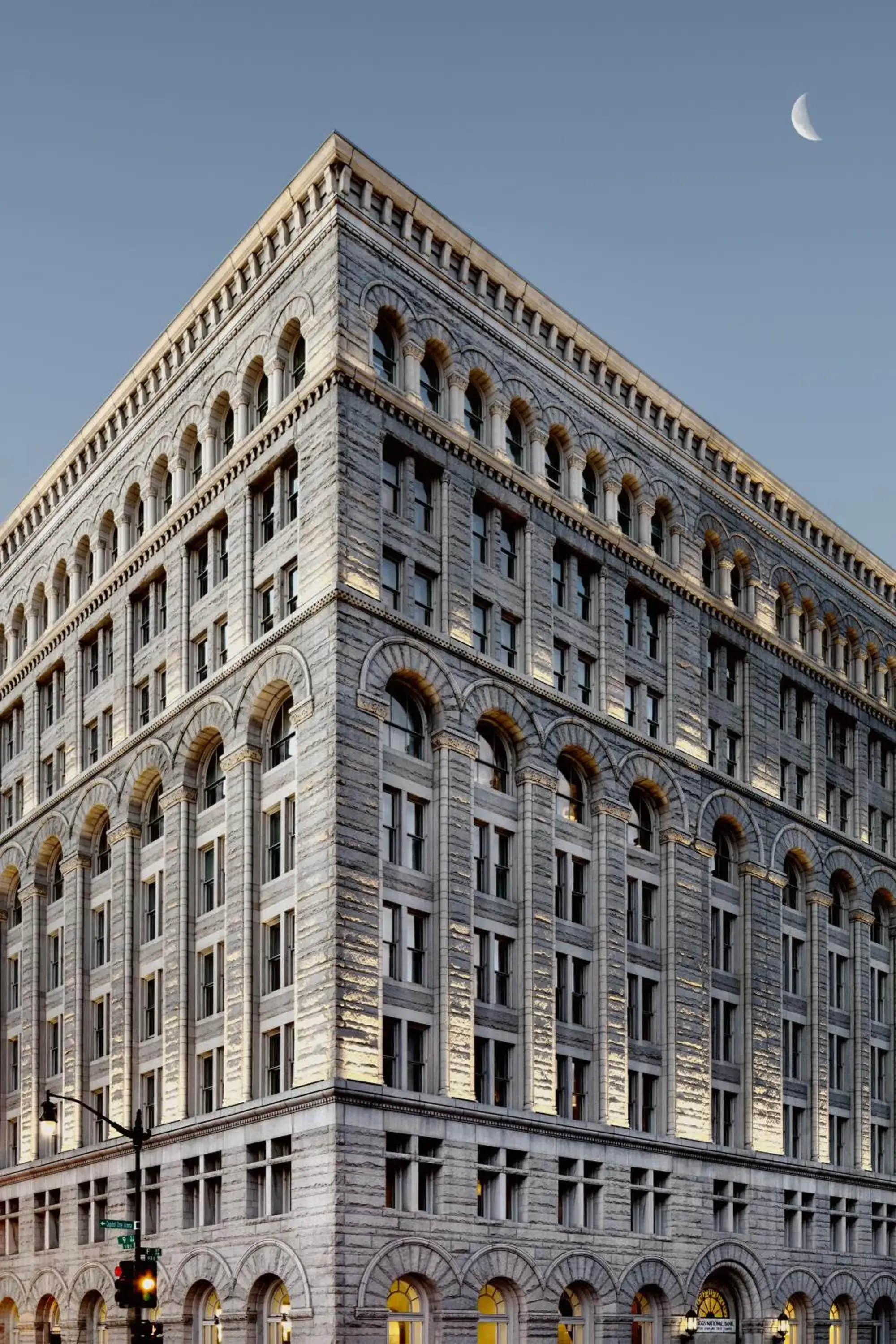 Facade/entrance in Riggs Washington DC Facade/entrance in Riggs Washington DC