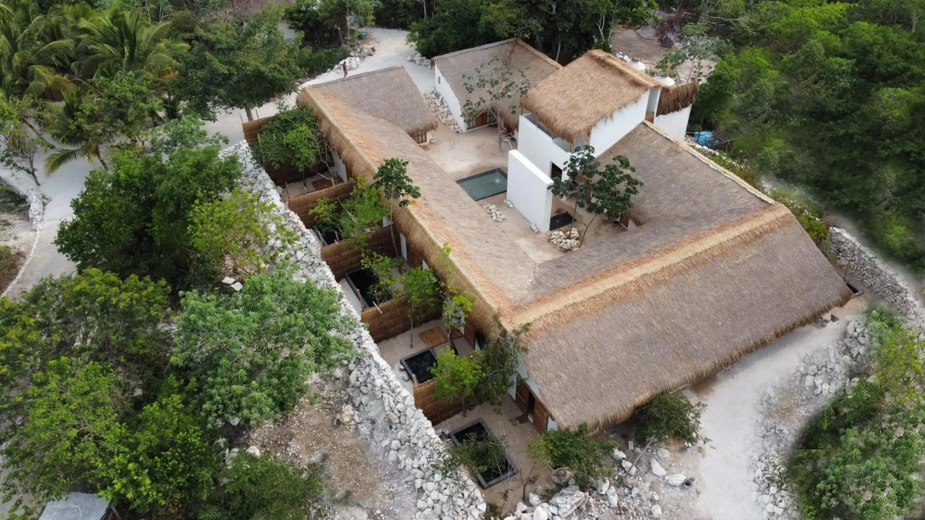 Property building, Bird's-eye View in BH HOTEL & CENOTE TULUM - Adults Only