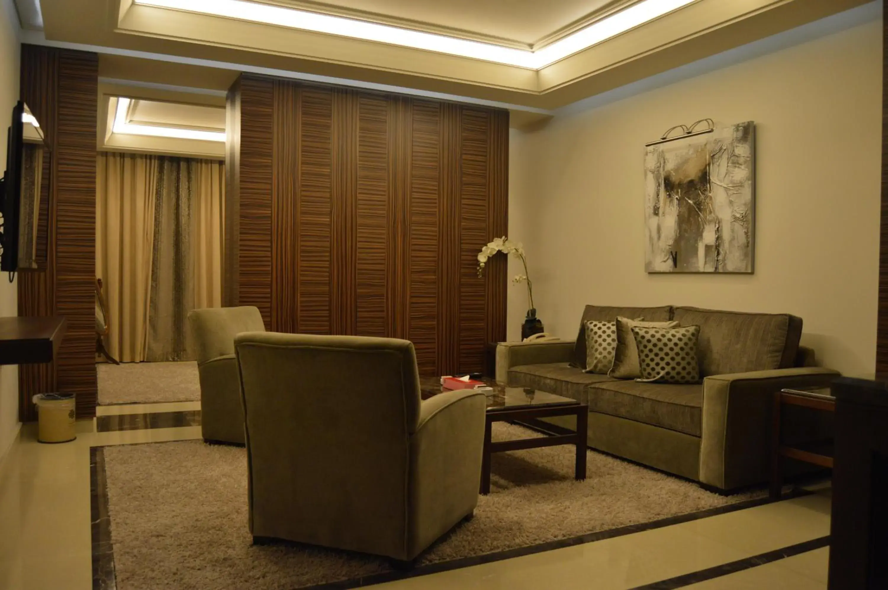 Living room, Seating Area in Markazia Suites