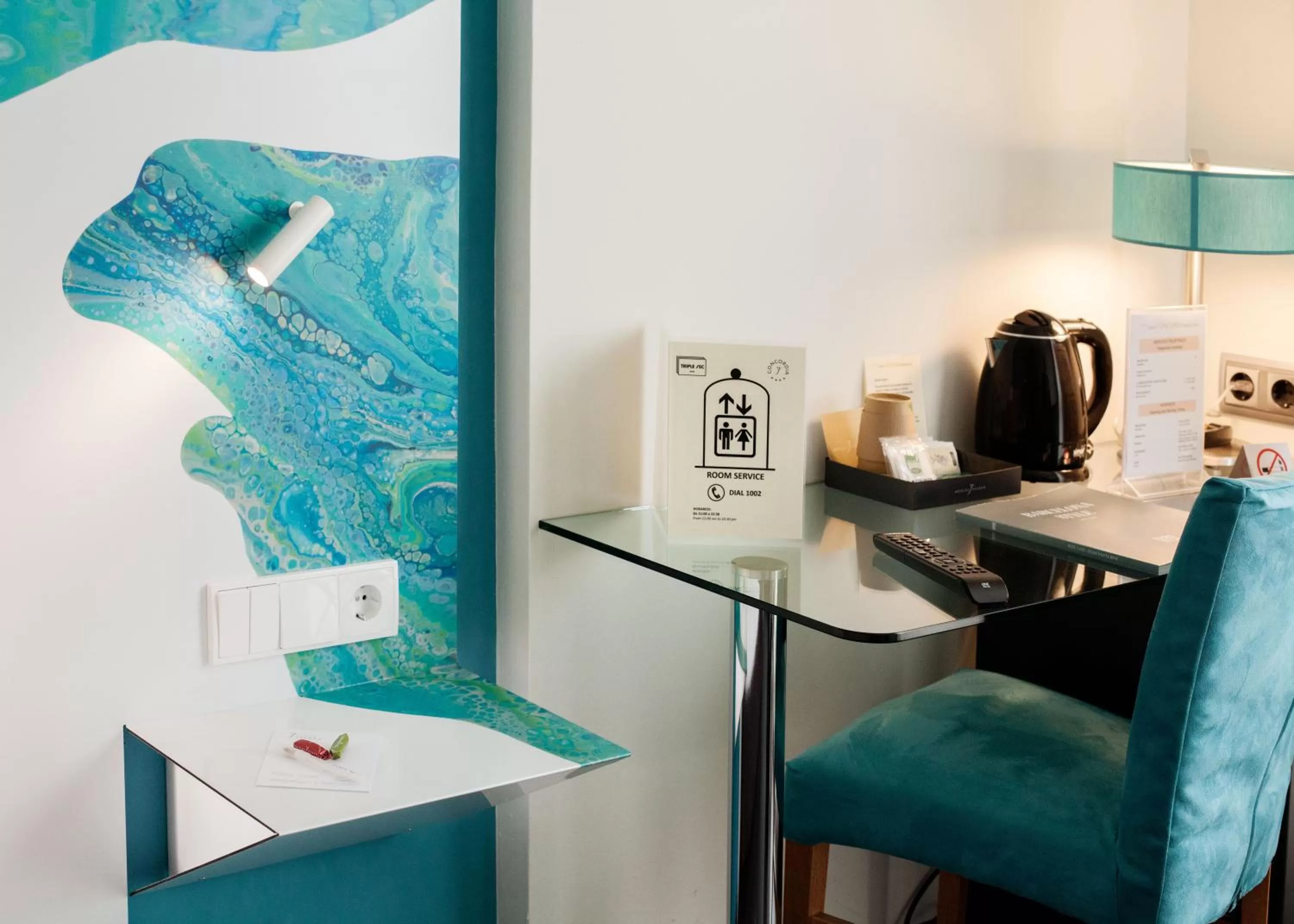 Decorative detail in Hotel Concordia Barcelona