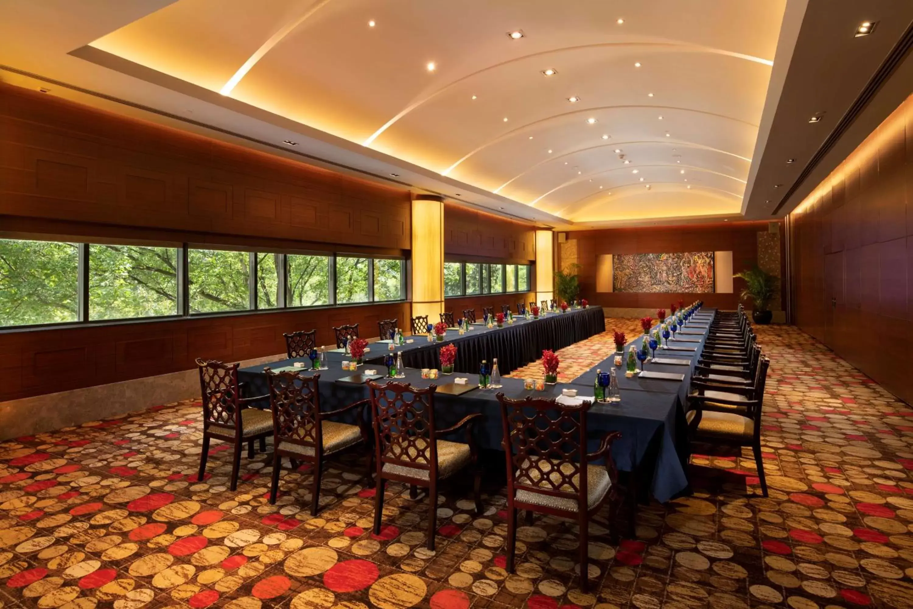 Meeting/conference room, Restaurant/Places to Eat in Kempinski Hotel Beijing Yansha Center