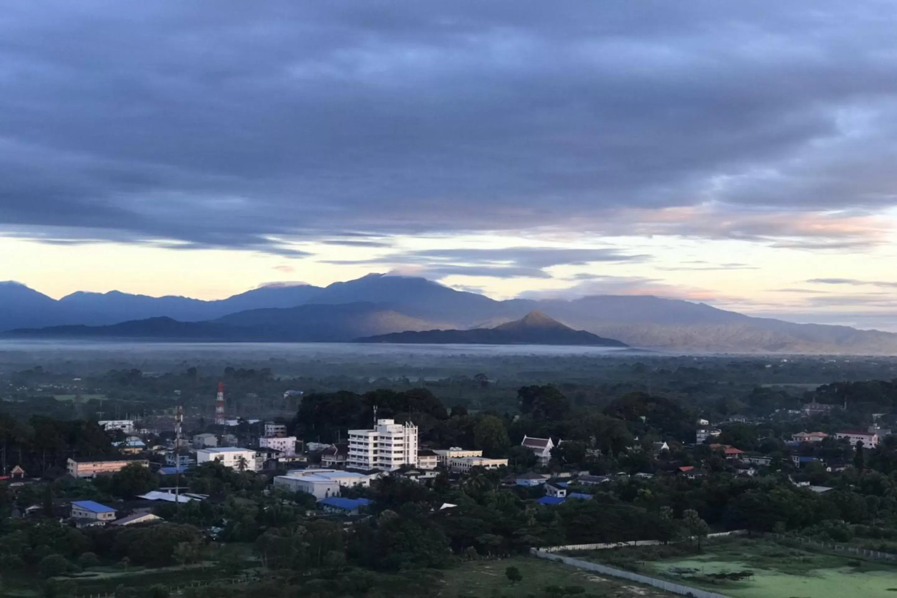 Mountain view in Grand Fortune Hotel Nakhon Si Thammarat