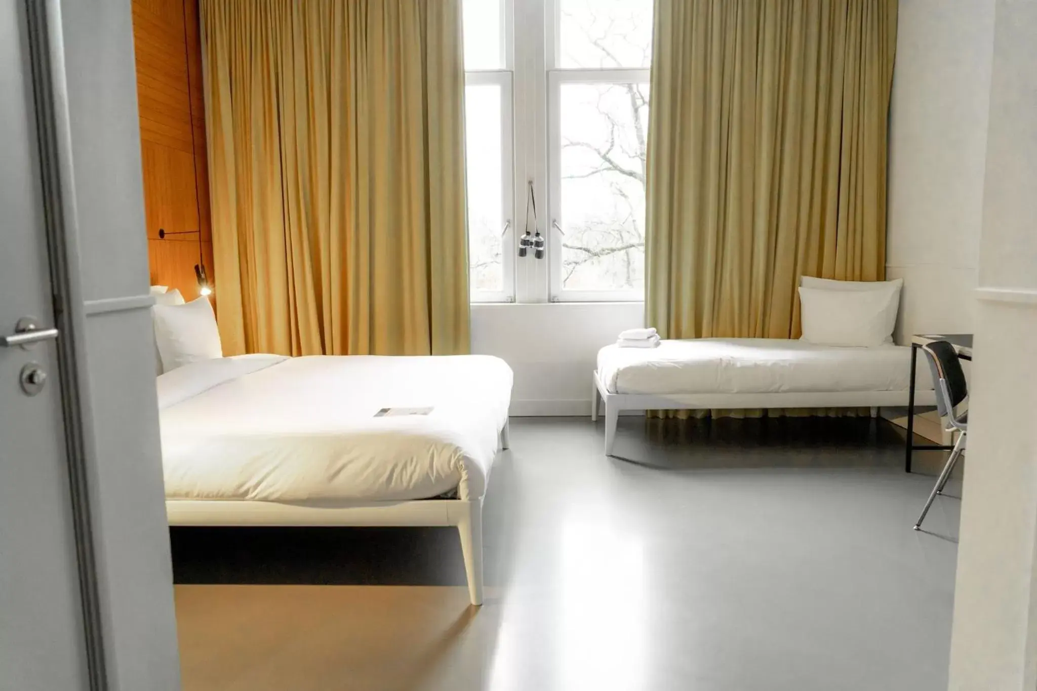 Bed in Conscious Hotel Westerpark