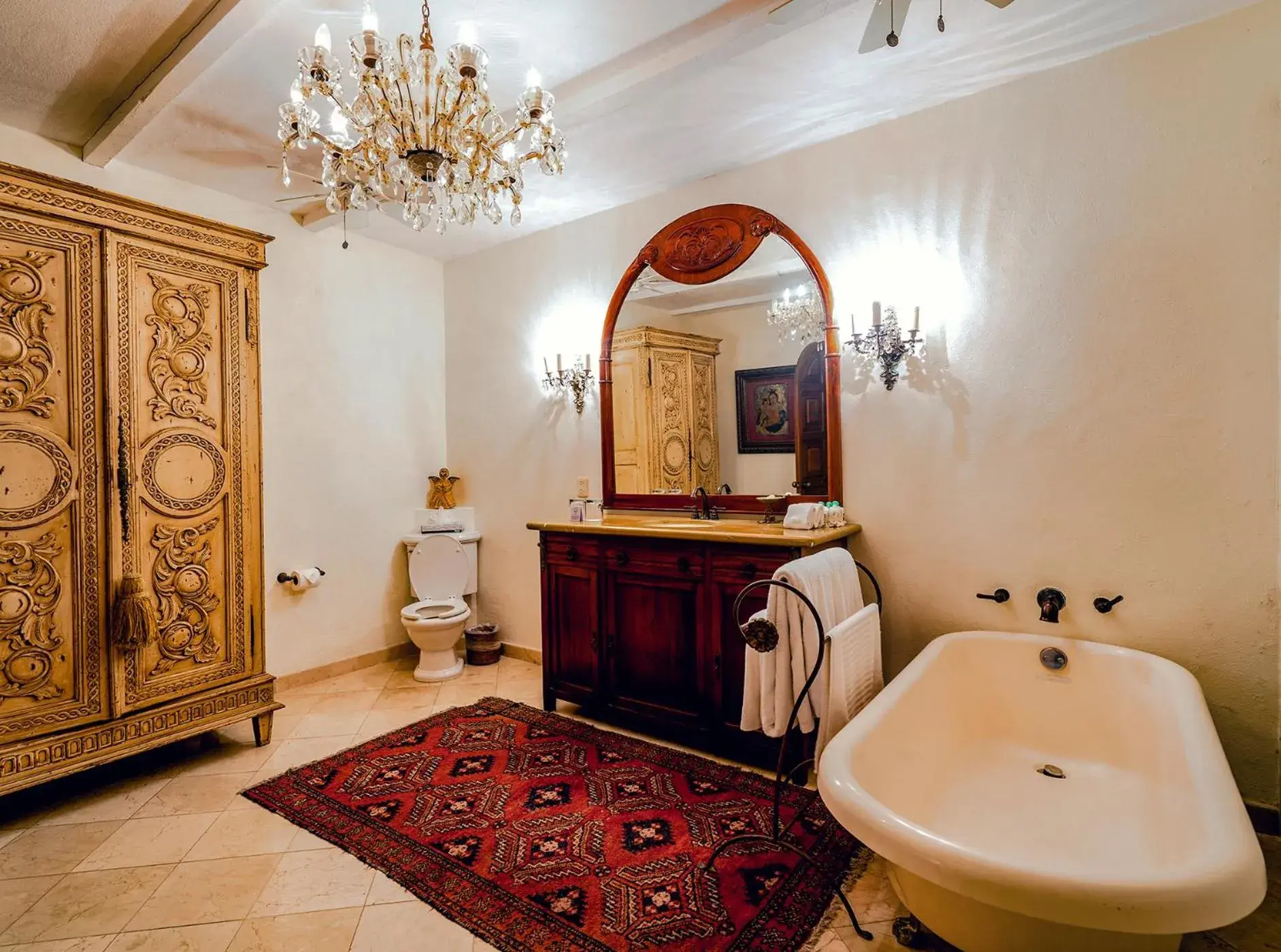 Bathroom in Hacienda San Angel