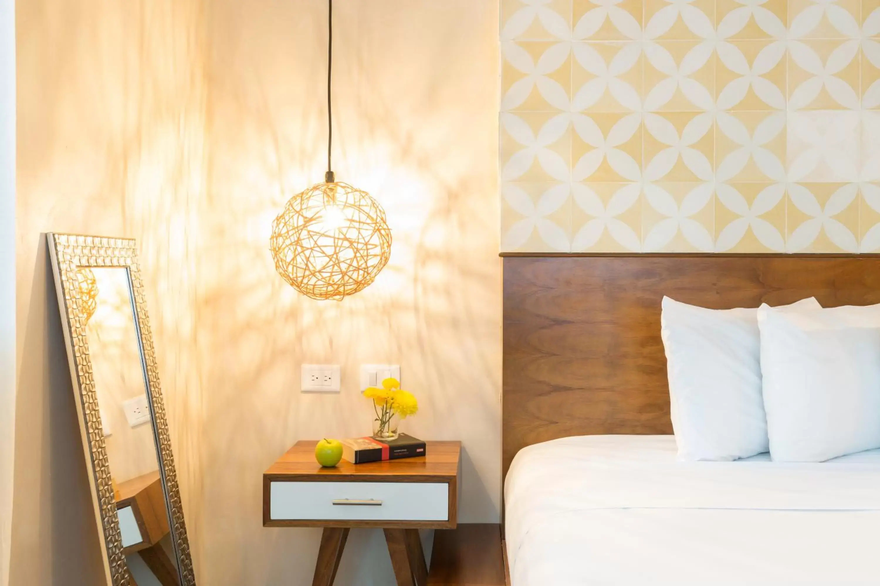 Bedroom, Bed in Quinta Margarita - Boho Chic Hotel