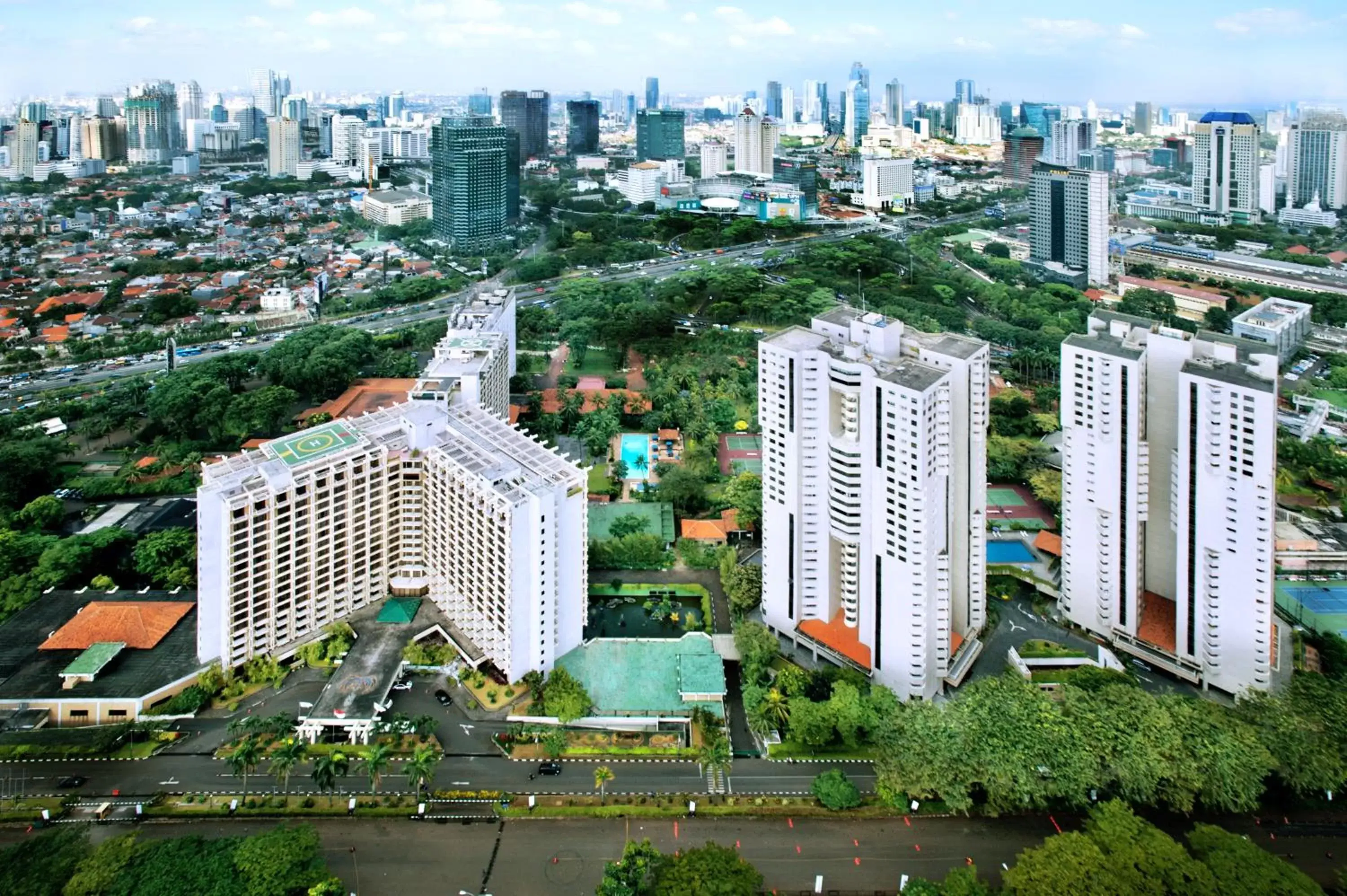 Facade/entrance, Bird's-eye View in The Sultan Hotel & Residence Jakarta