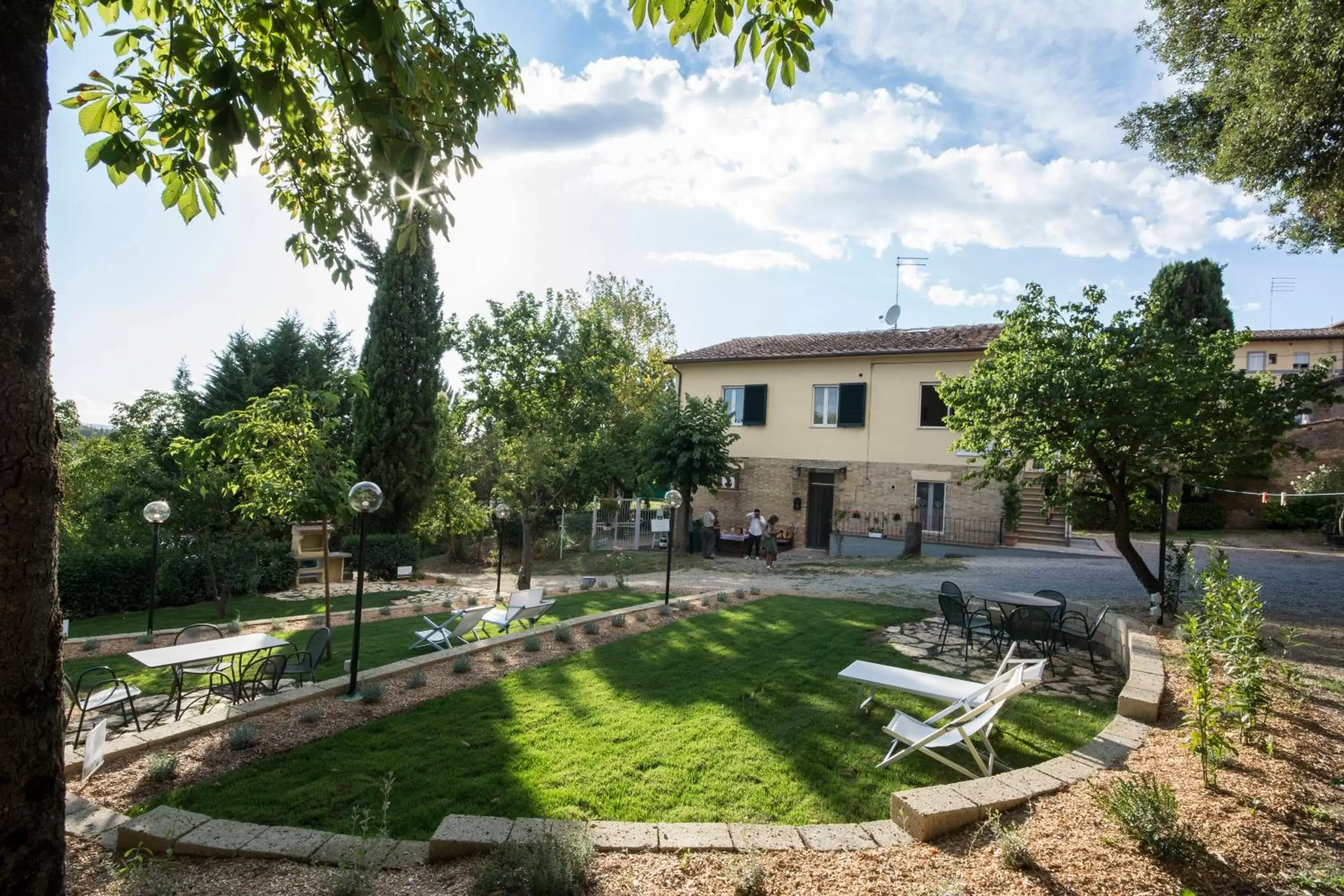 Garden in La Coroncina Lodging