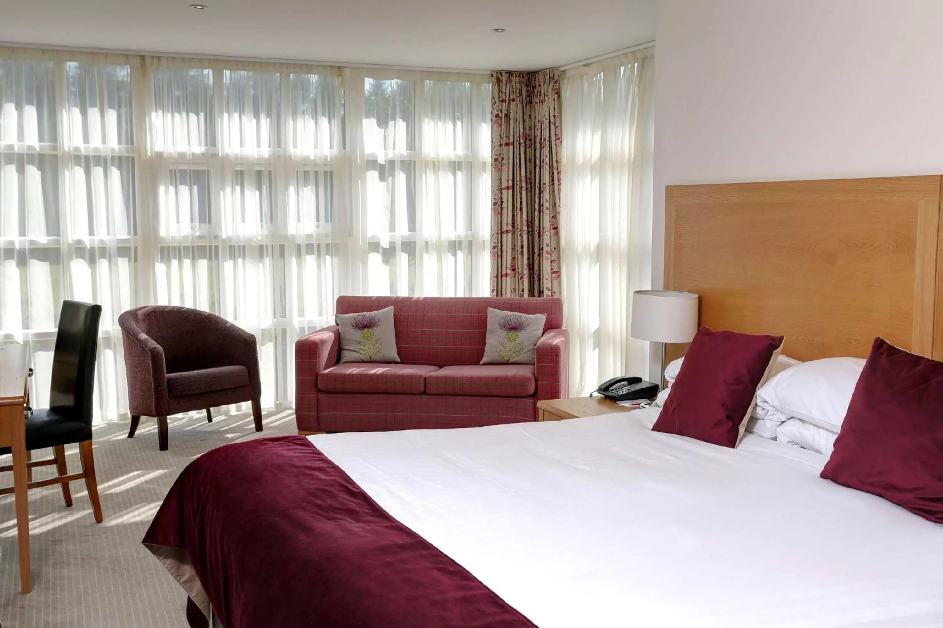 Photo of the whole room, Bed in Best Western Balgeddie House Hotel