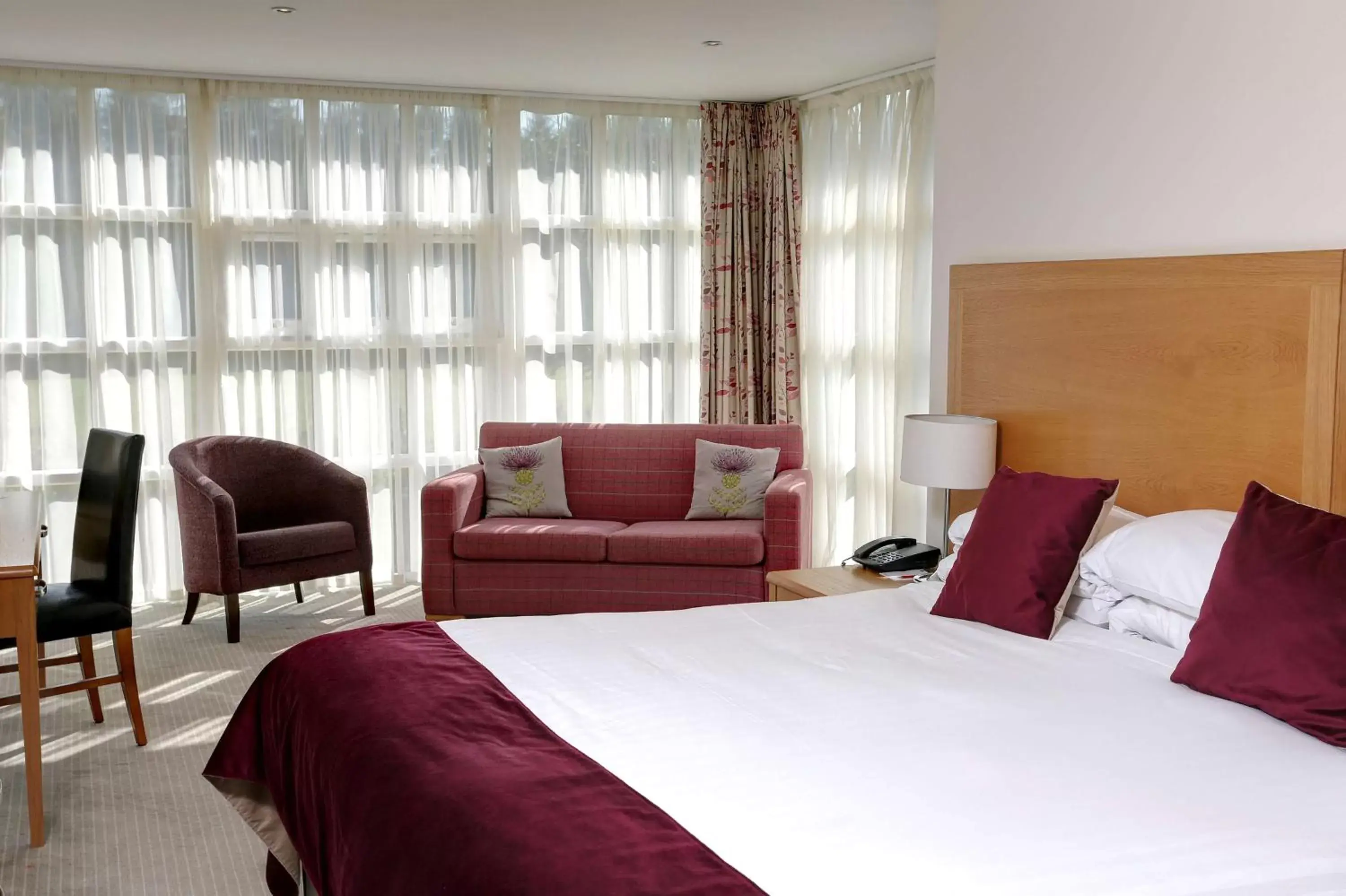 Photo of the whole room, Bed in Best Western Balgeddie House Hotel