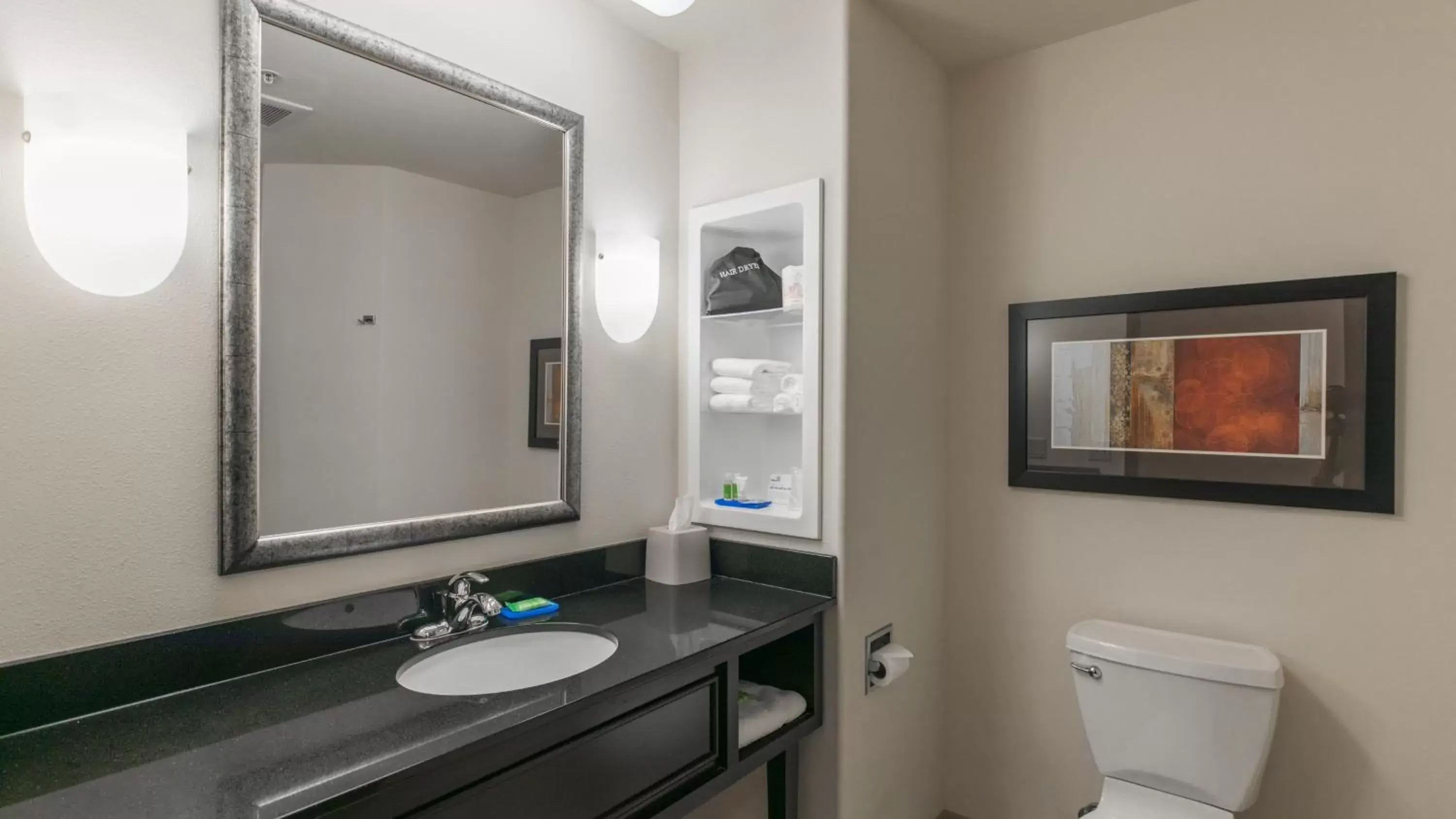 Bathroom in Holiday Inn Express Hotel & Suites Oklahoma City Northwest, an IHG Hotel