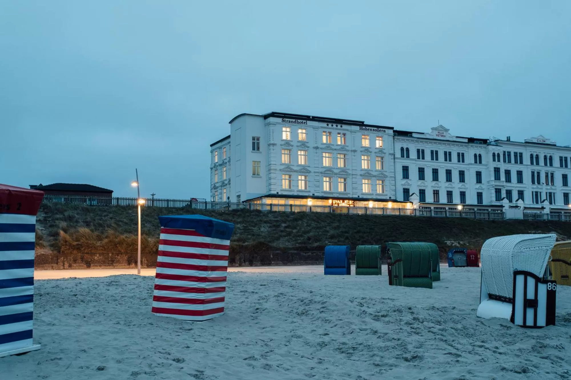 Landmark view in Strandhotel Hohenzollern