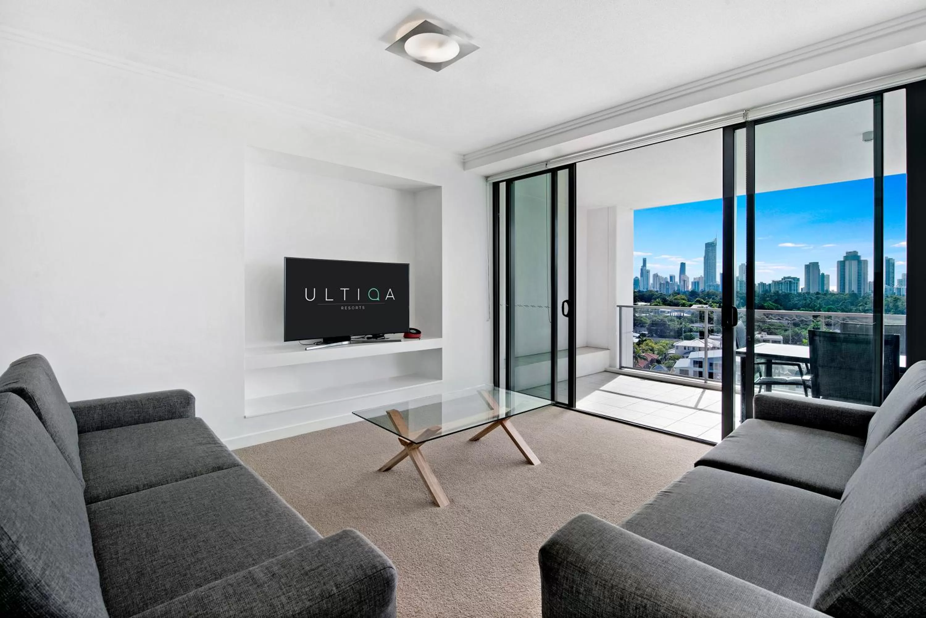 Living room in ULTIQA Freshwater Point Resort Broadbeach