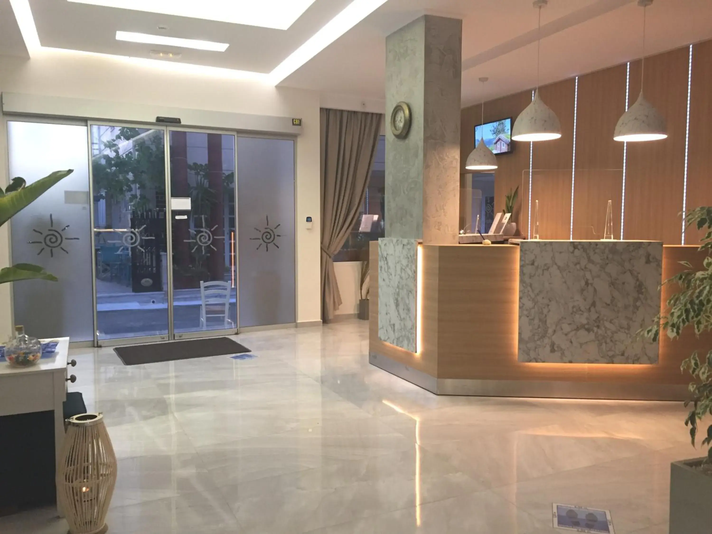 Lobby or reception in Voula Hotel