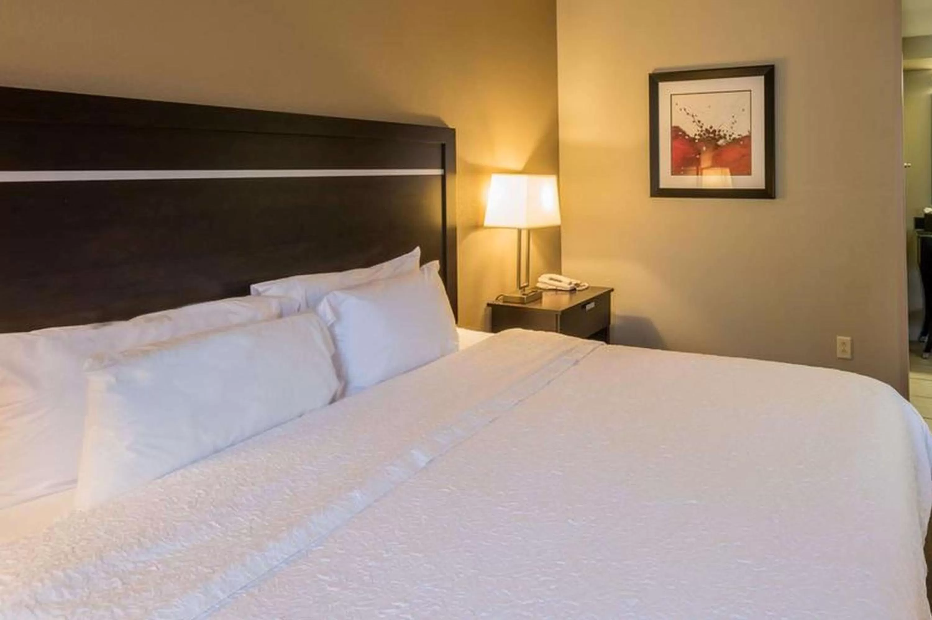 Bed in Hampton Inn New Albany