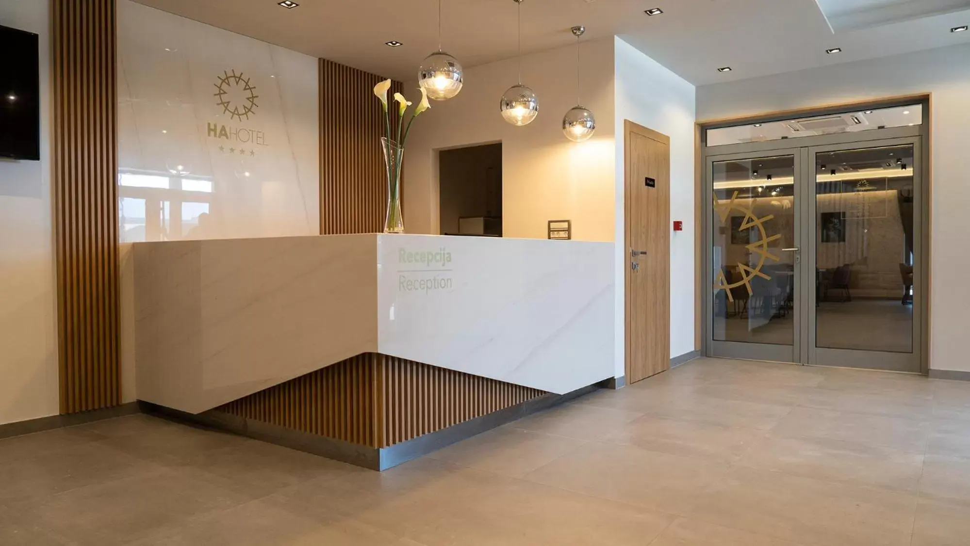 Lobby or reception in HA Hotel Mostar Lobby or reception in HA Hotel Mostar