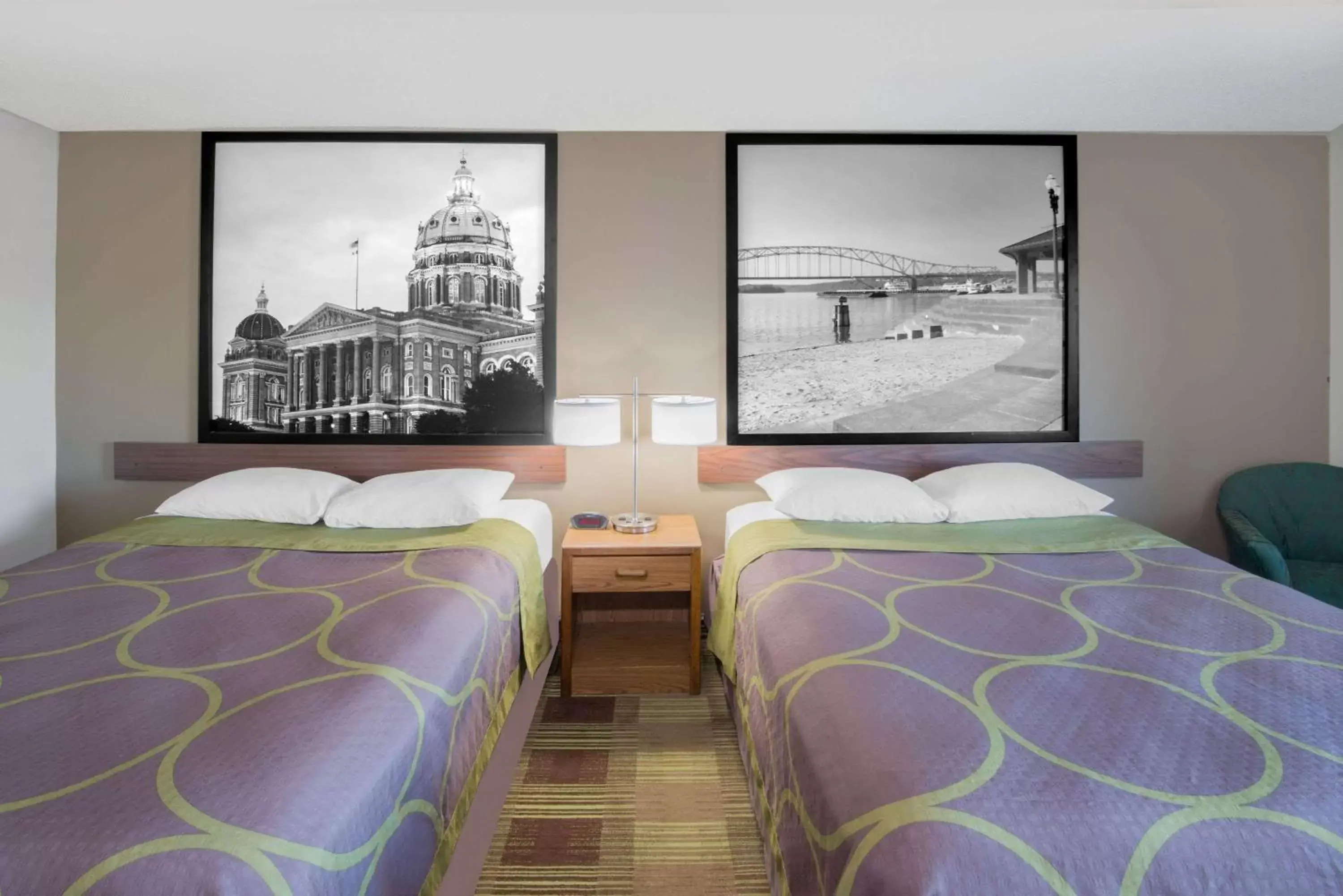 Queen Room with Two Queen Beds - Non-Smoking in Super 8 by Wyndham Toledo Queen Room with Two Queen Beds - Non-Smoking in Super 8 by Wyndham Toledo