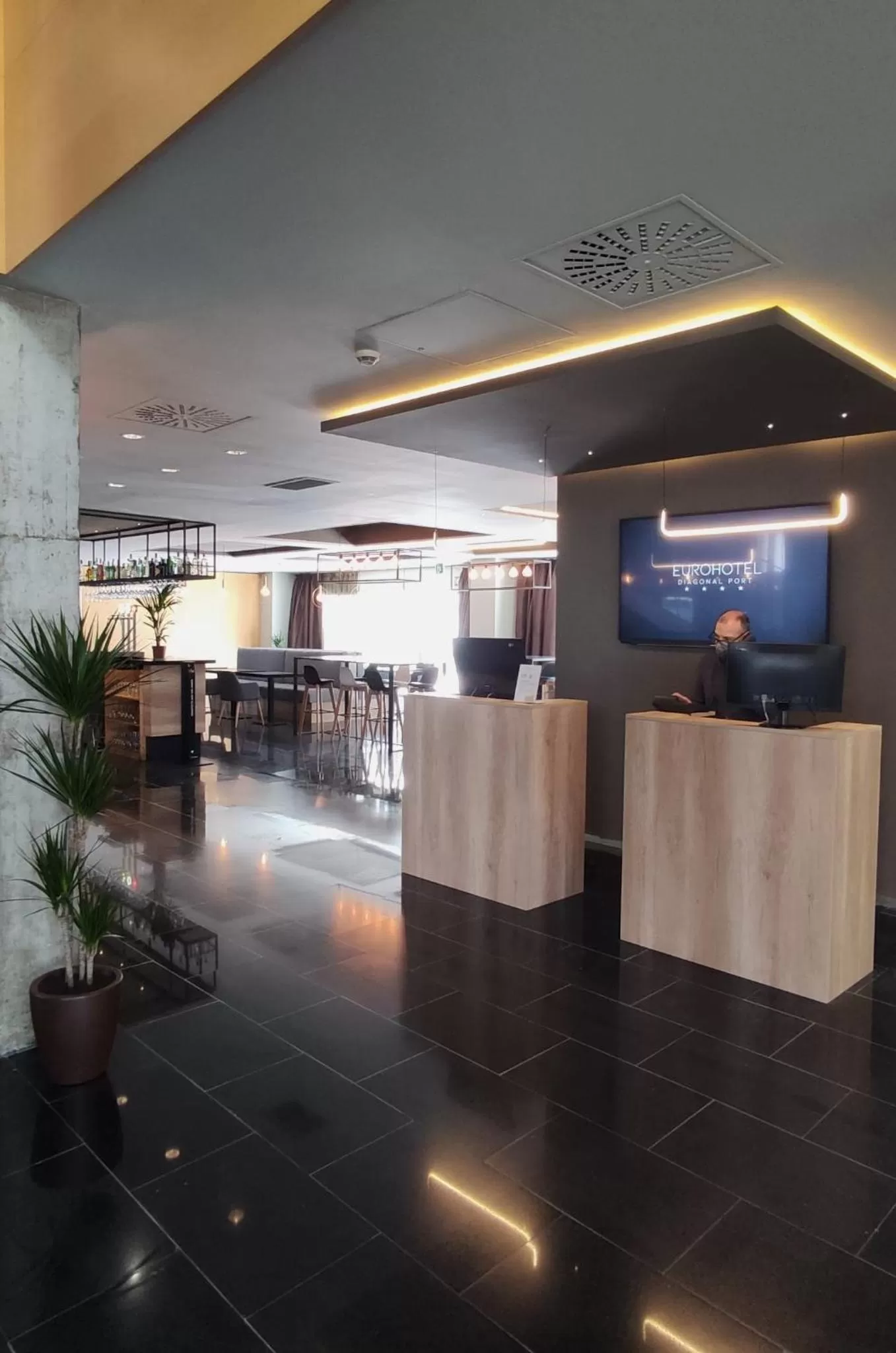 Lobby or reception in Eurohotel Diagonal Port
