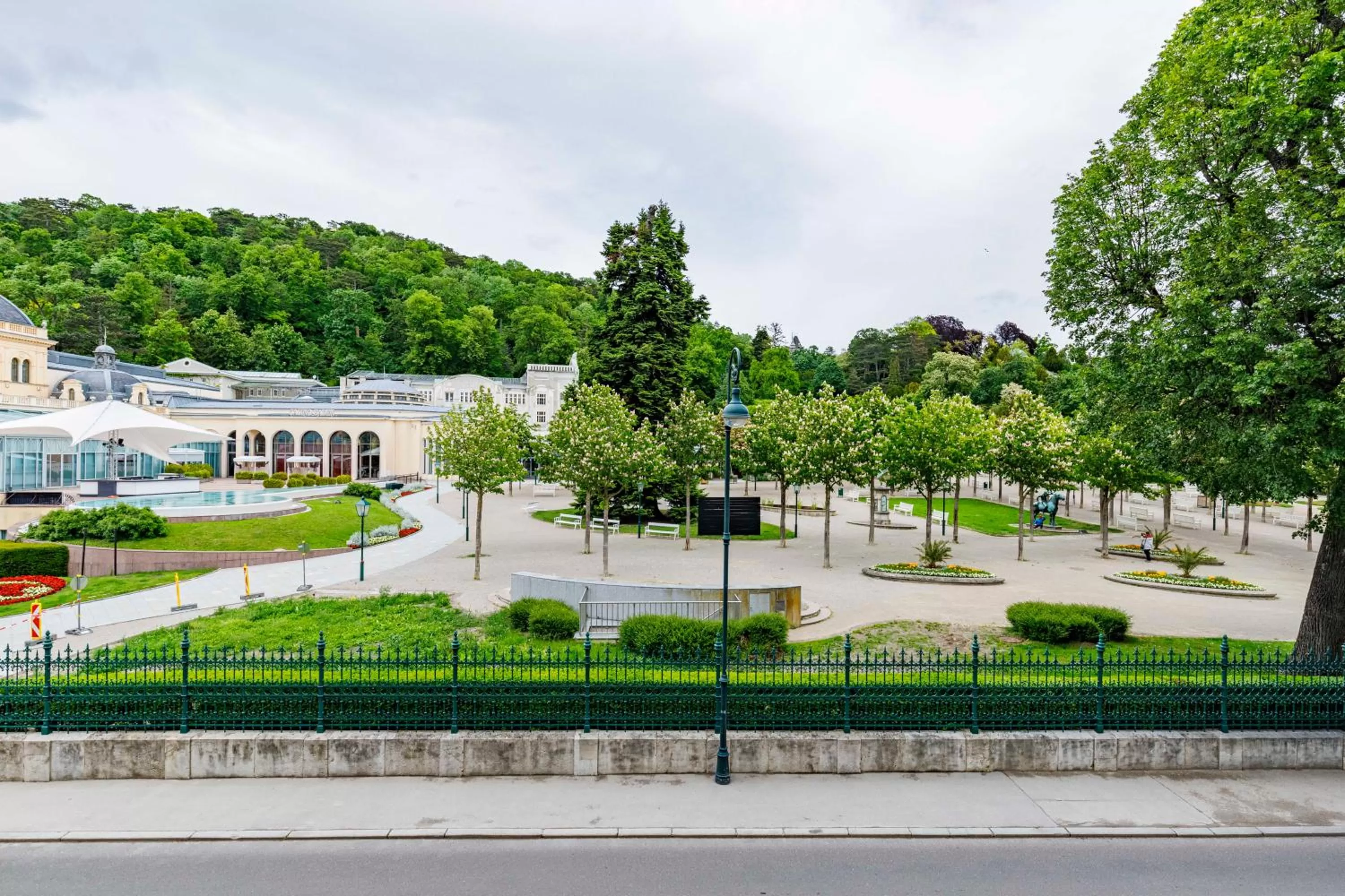 Garden view in Hotel Herzoghof