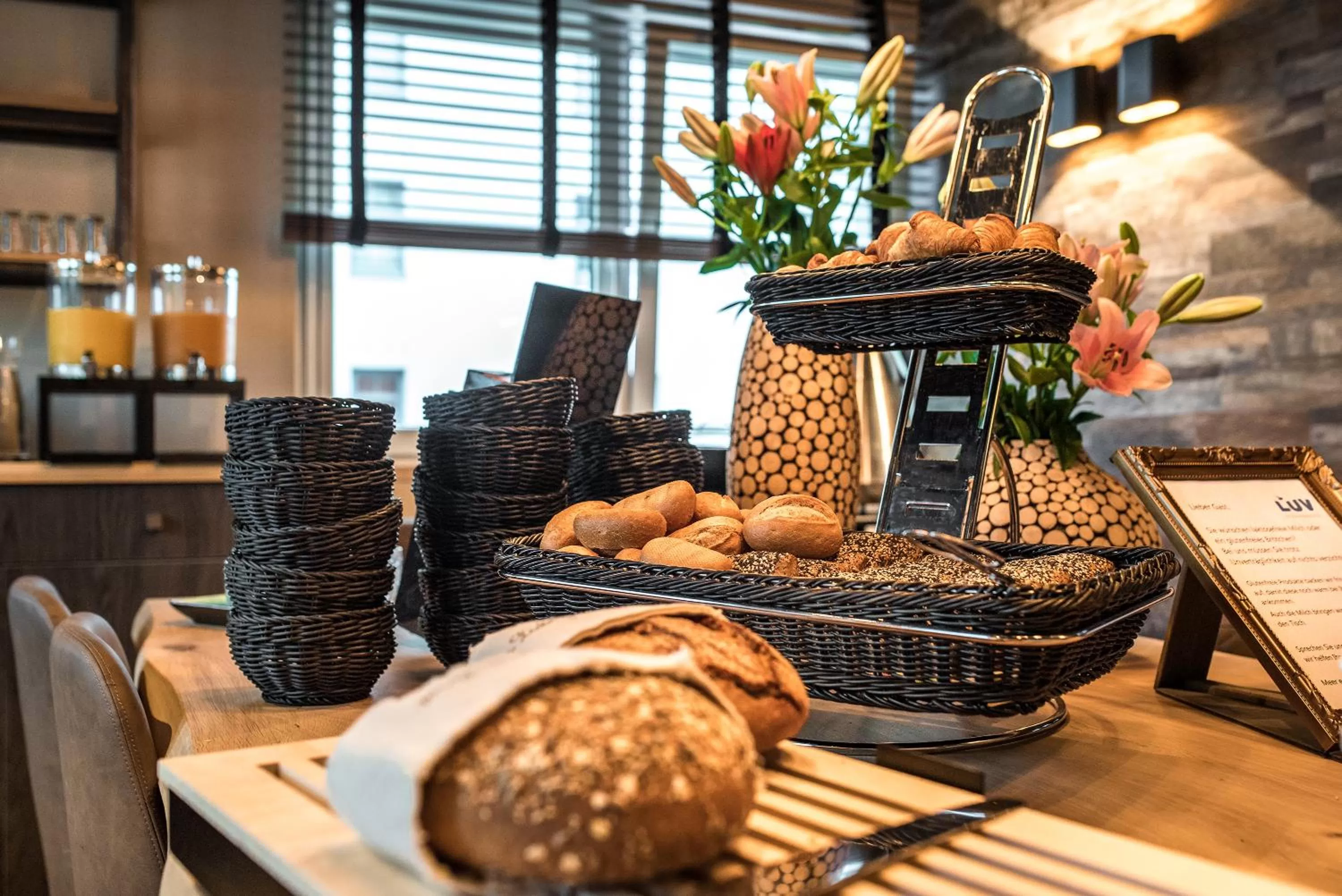 Food in Strandhotel Luv