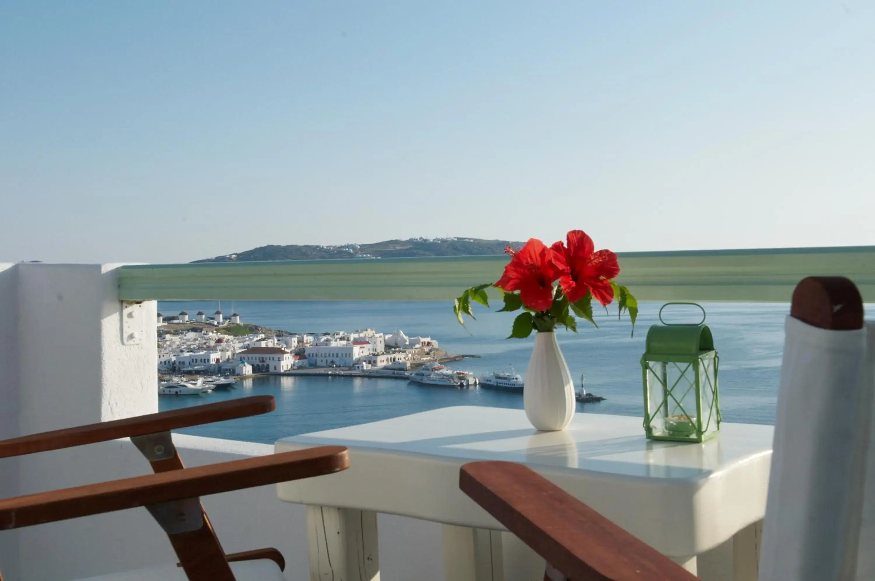 Balcony/Terrace in Mykonos View Hotel