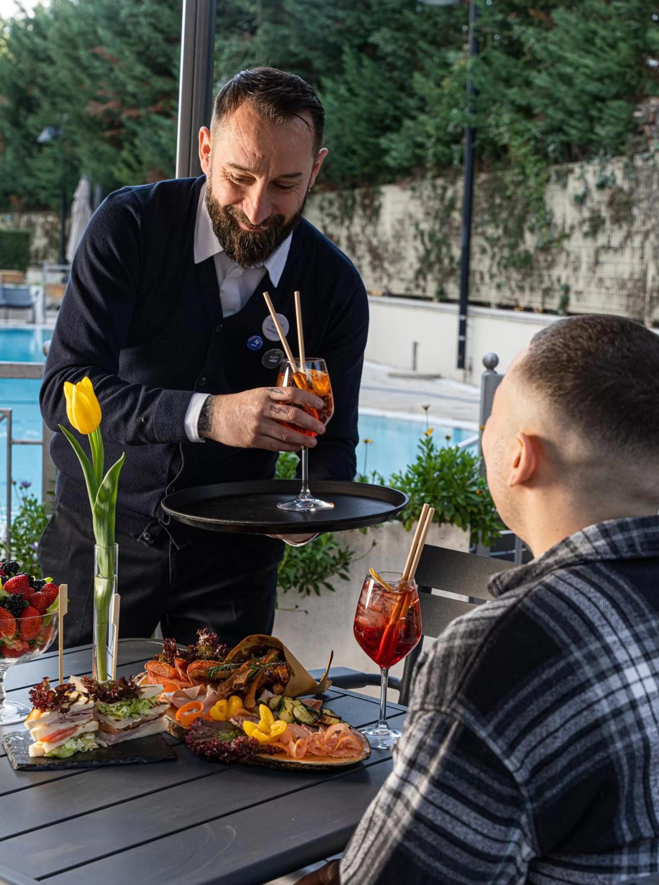 Restaurant/places to eat in Novotel Roma Est