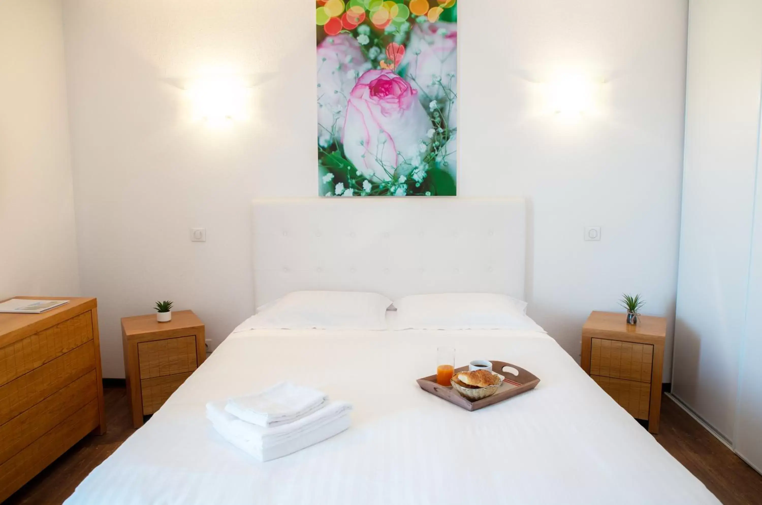 Bed in Comfort Aparthotel Mutzig Portes d'Alsace Bed in Comfort Aparthotel Mutzig Portes d'Alsace