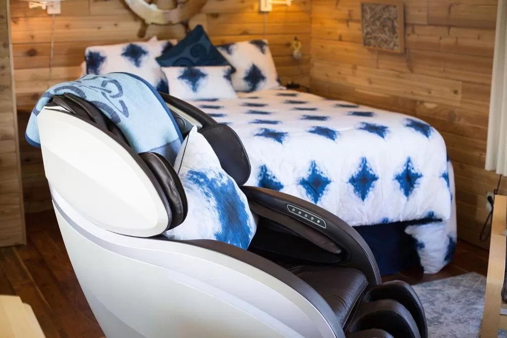 Bed in Dungeness Bay Cottages