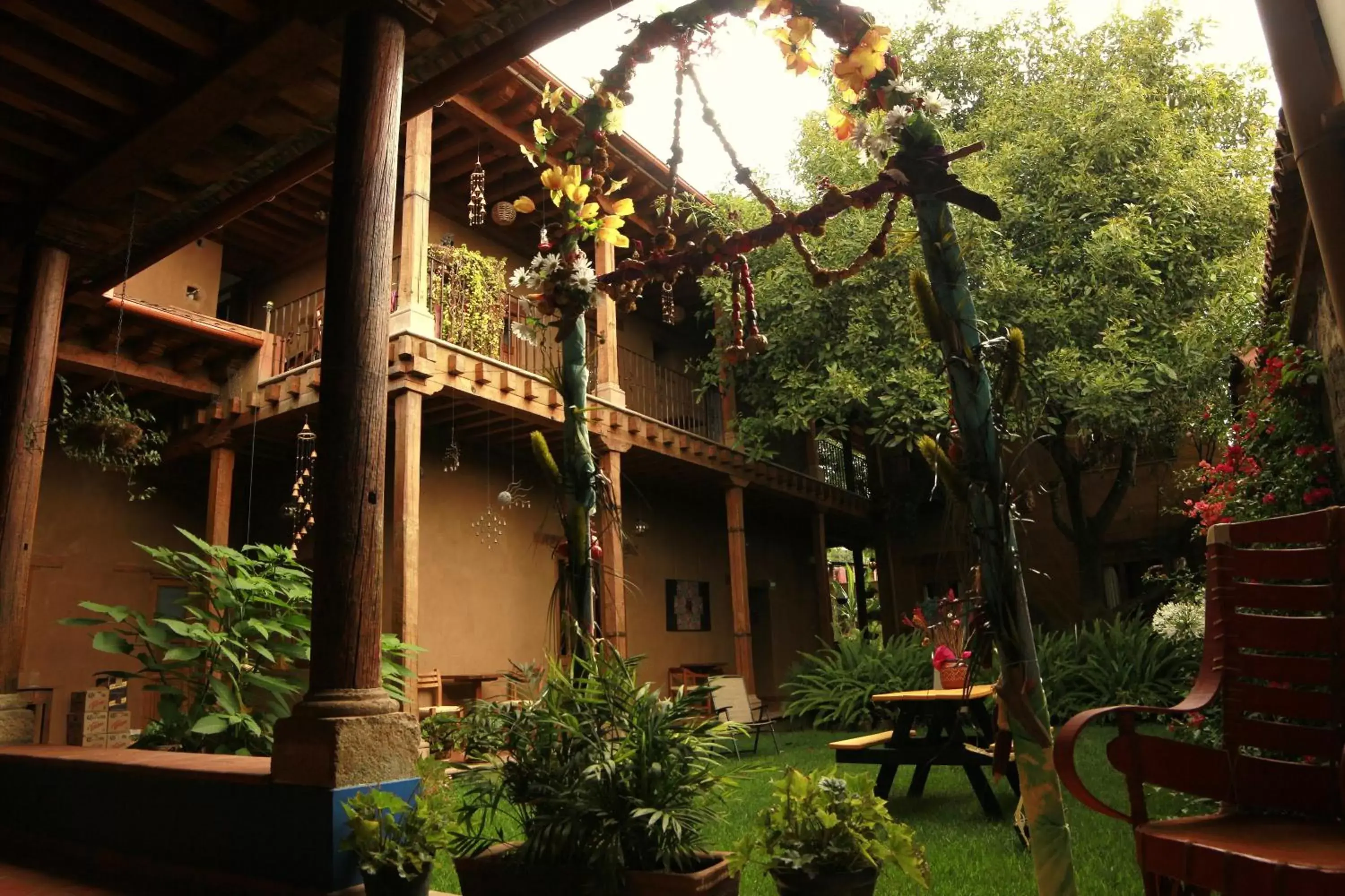 Decorative detail, Property Building in Posada Yolihuani