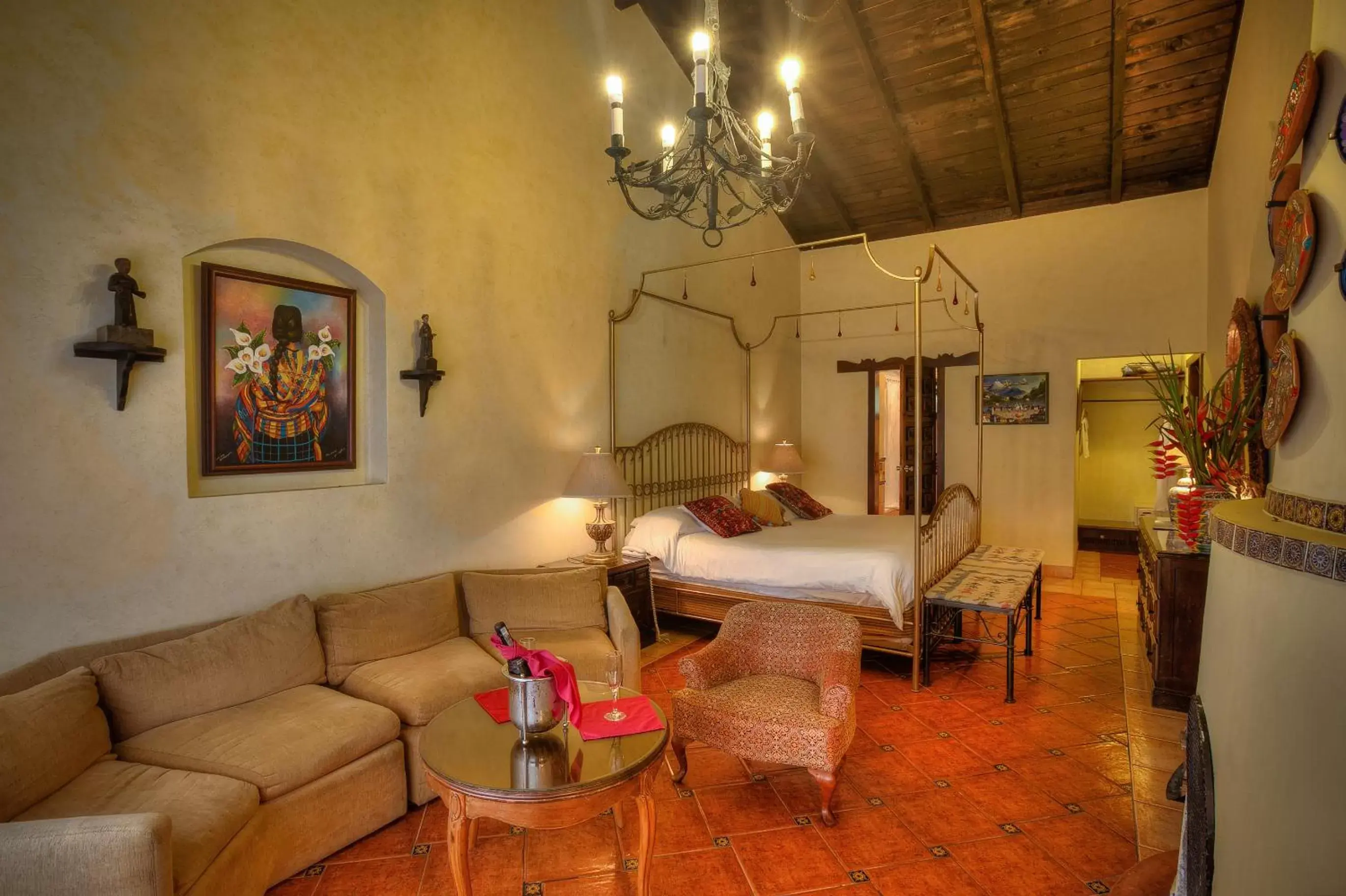 Photo of the whole room, Bed in Hotel Atitlan Photo of the whole room, Bed in Hotel Atitlan