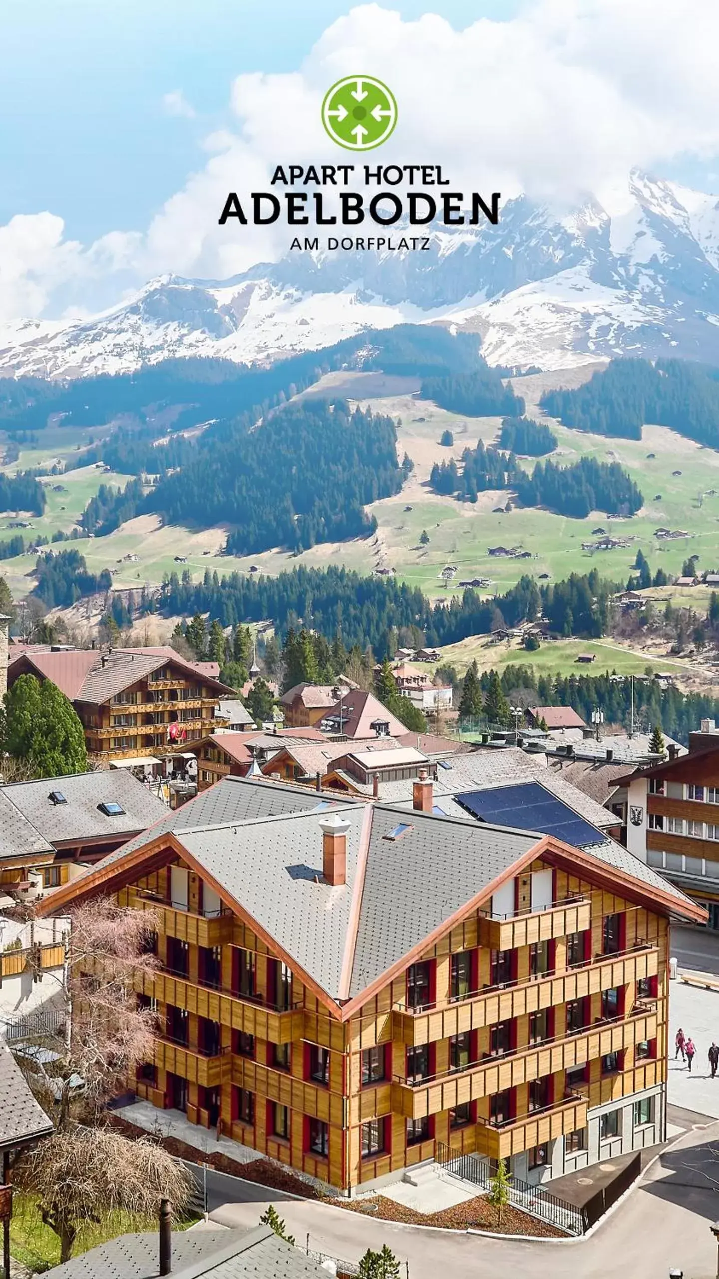 Property building in Apart Hotel Adelboden am Dorfplatz