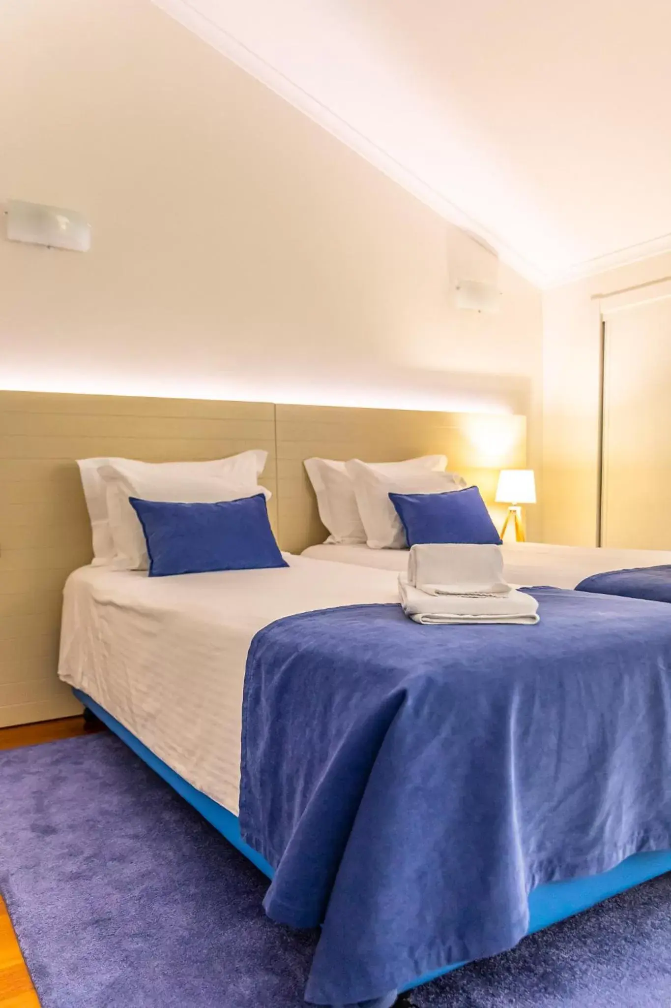 Bed in Aldeia Azul Resort