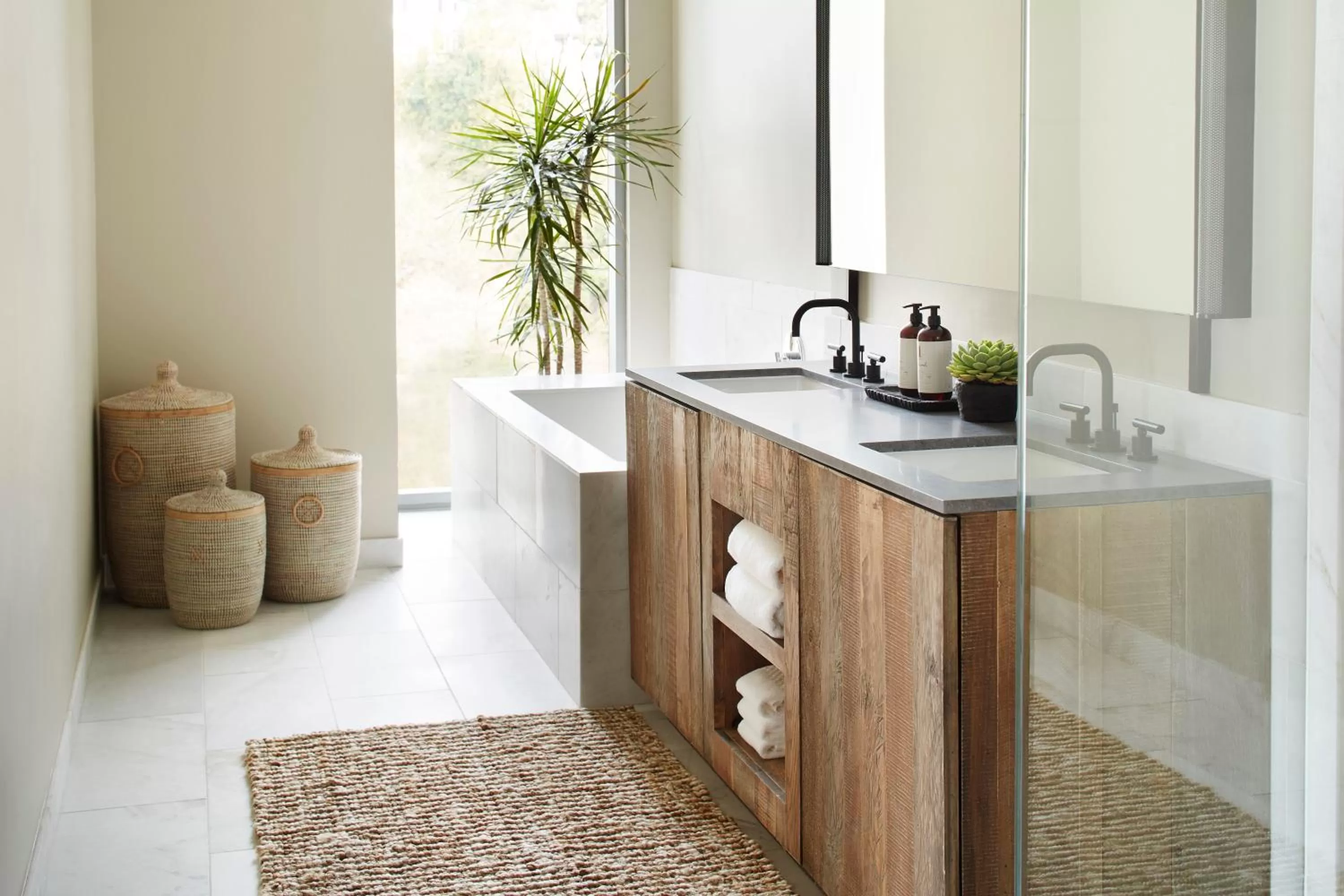 Bathroom in 1 Hotel West Hollywood