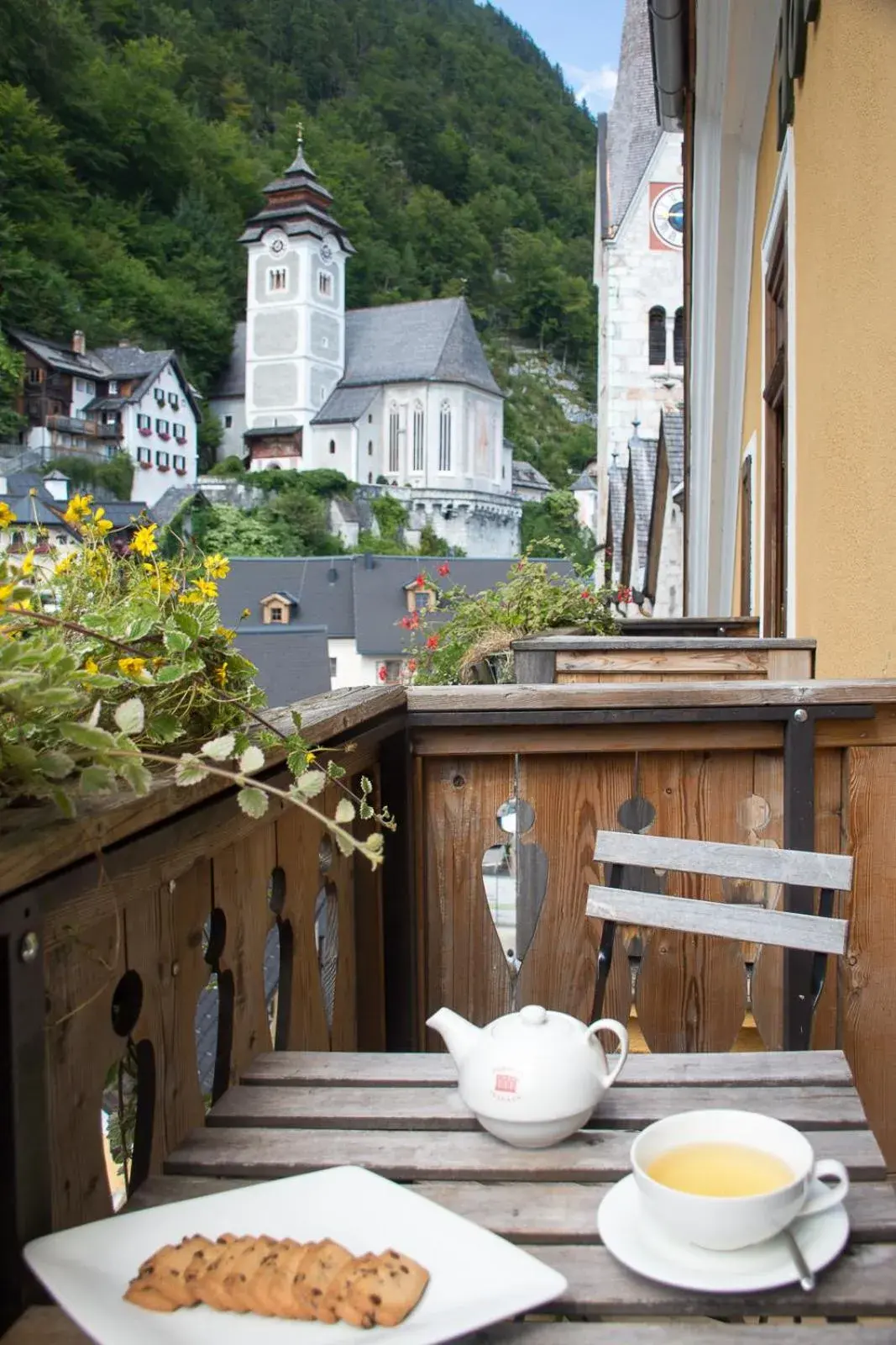 Balcony/Terrace in Seehotel Grüner Baum