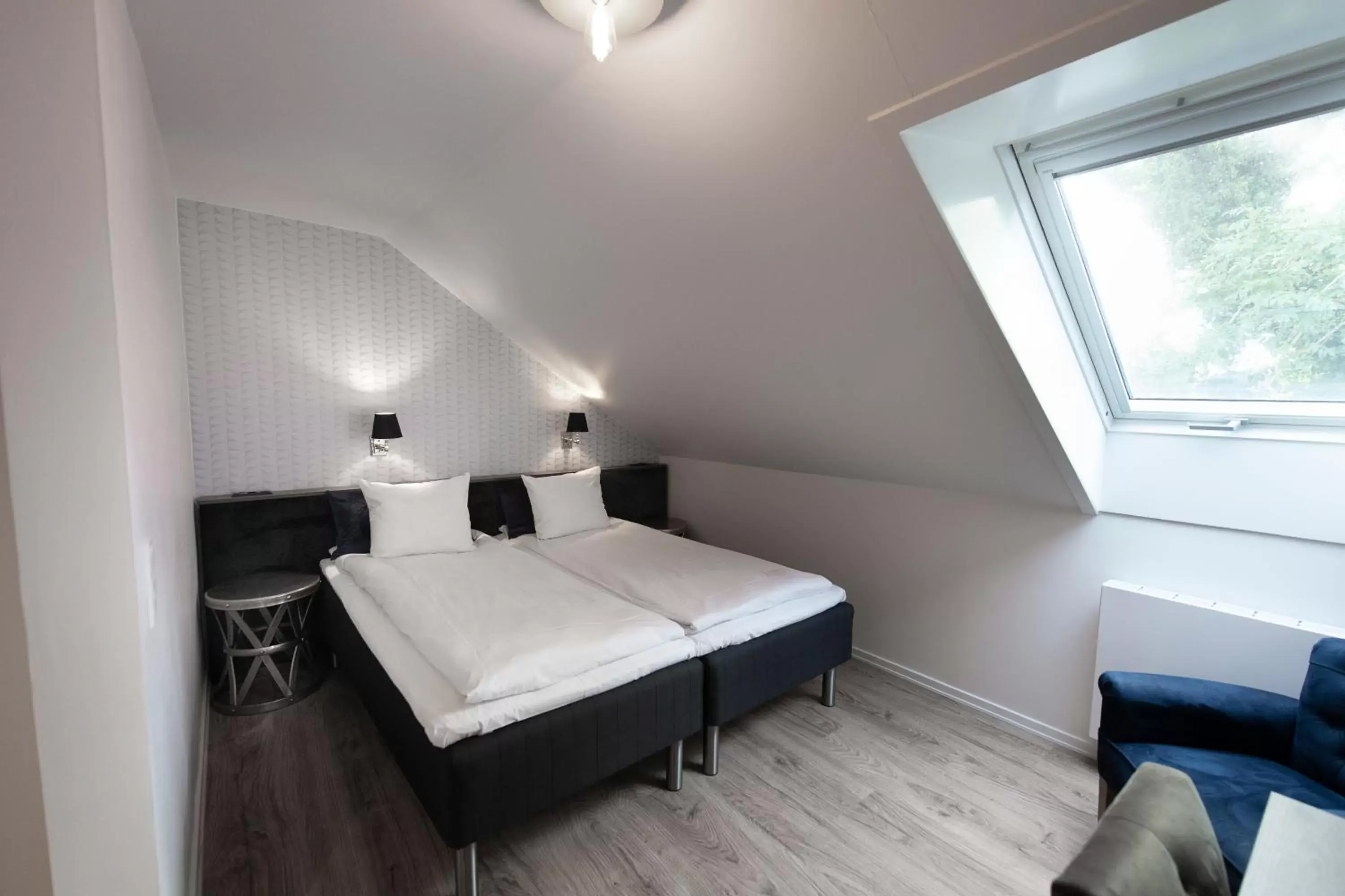 Bedroom, Bed in Hotel Scheelsminde