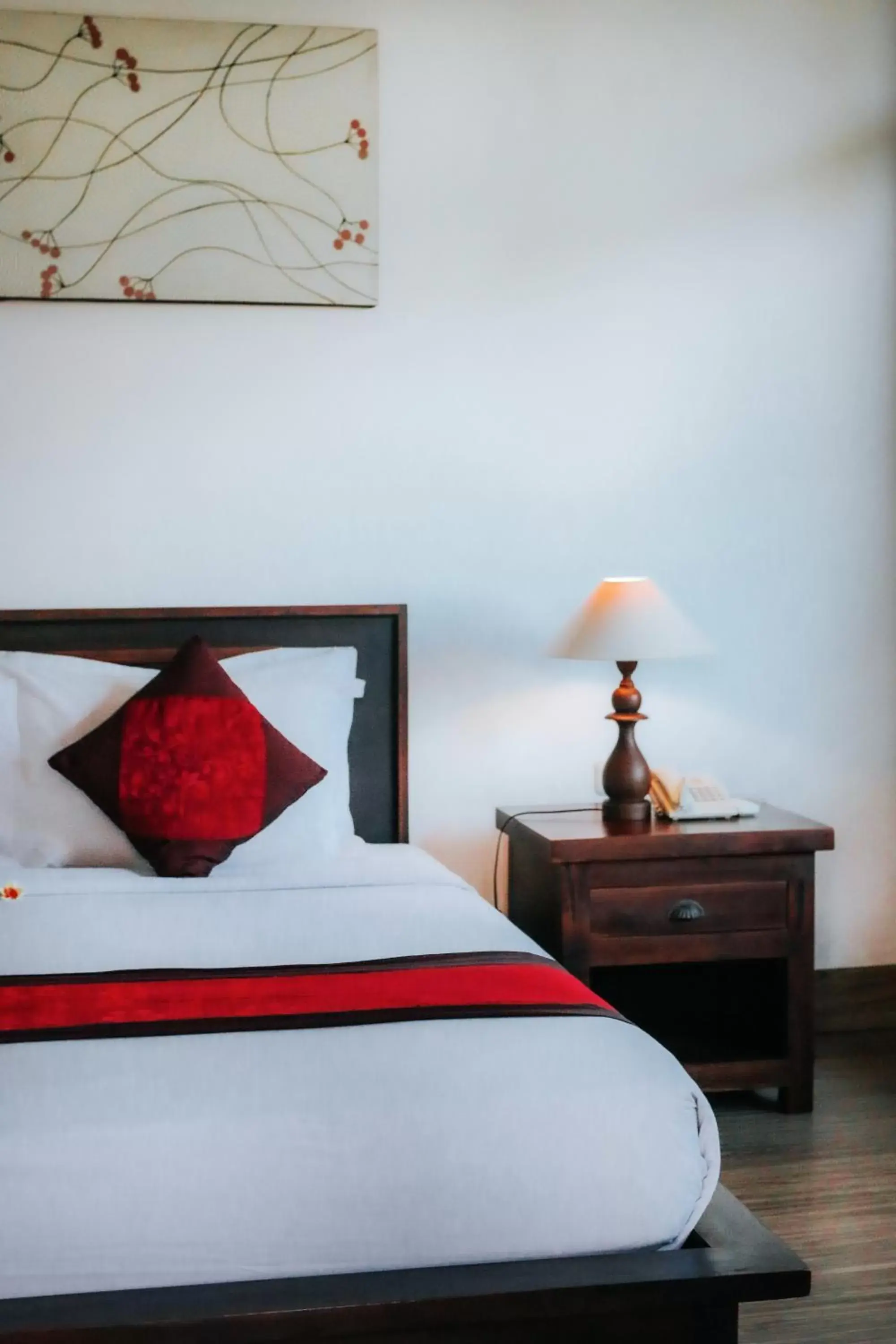 Bed in Sri Aksata Ubud Resort by Adyatma Hospitality