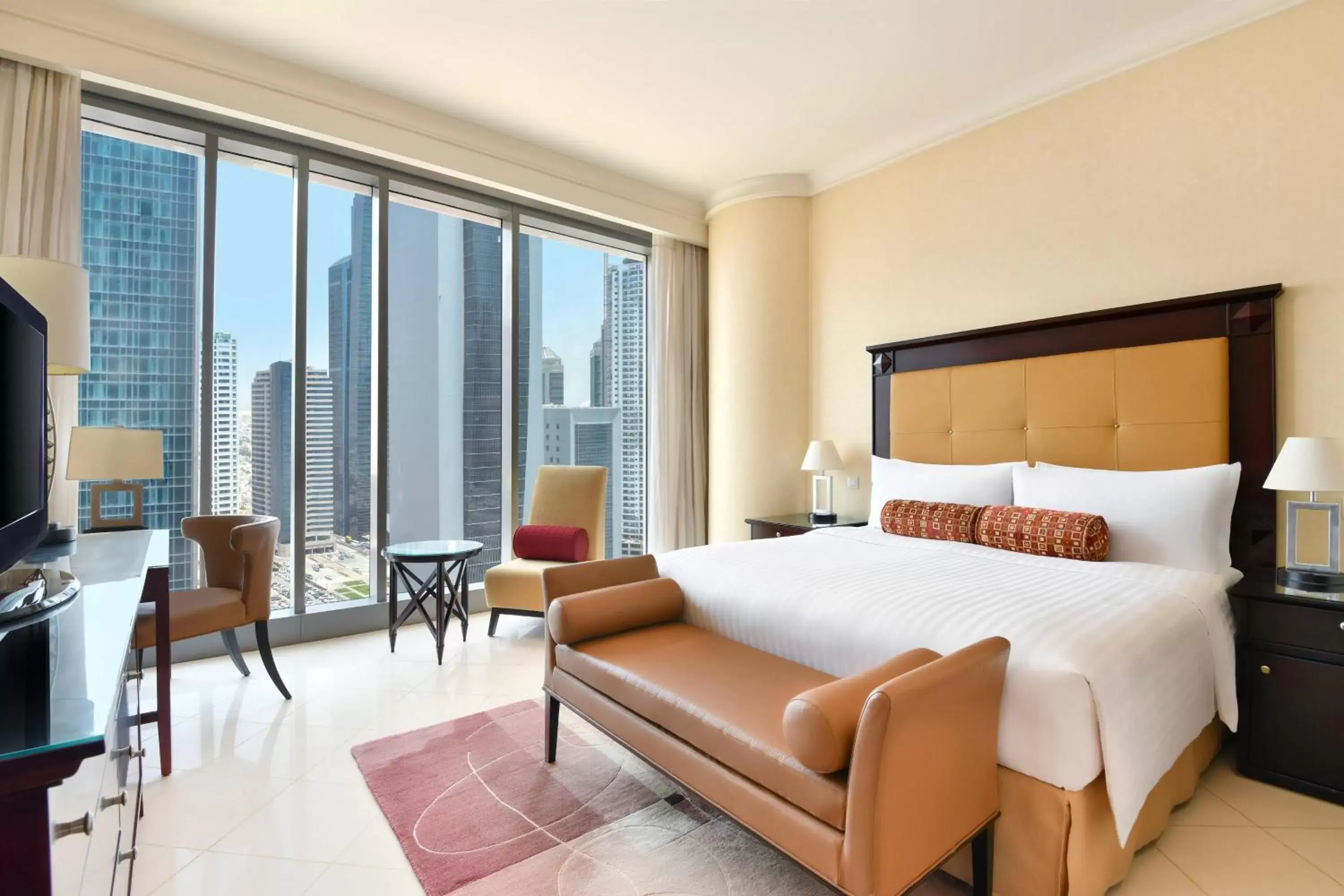 Bedroom in Marriott Marquis City Center Doha Hotel