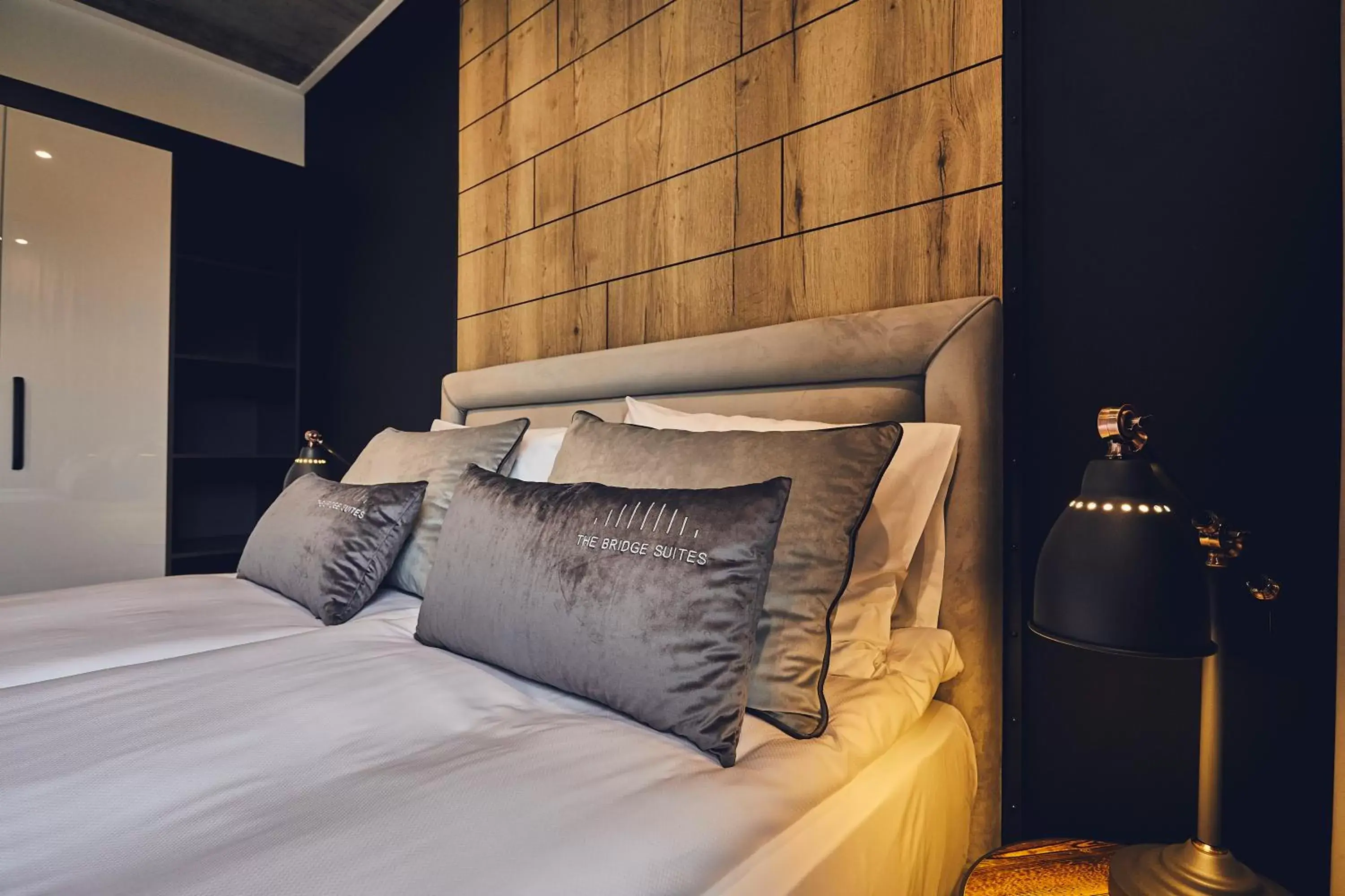 Decorative detail, Bed in The Bridge Suites Hotel Decorative detail, Bed in The Bridge Suites Hotel