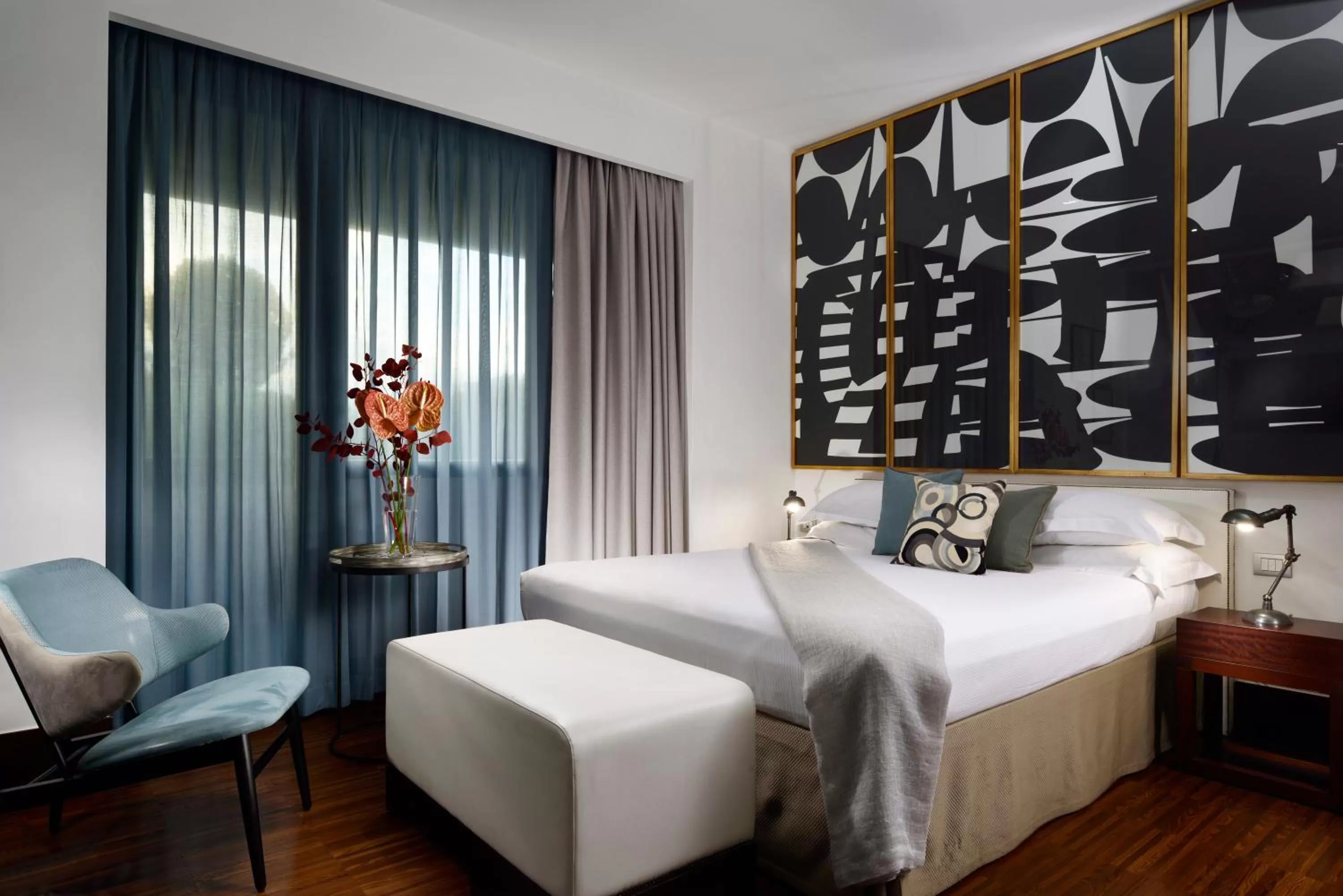 Bed in Hotel Pulitzer