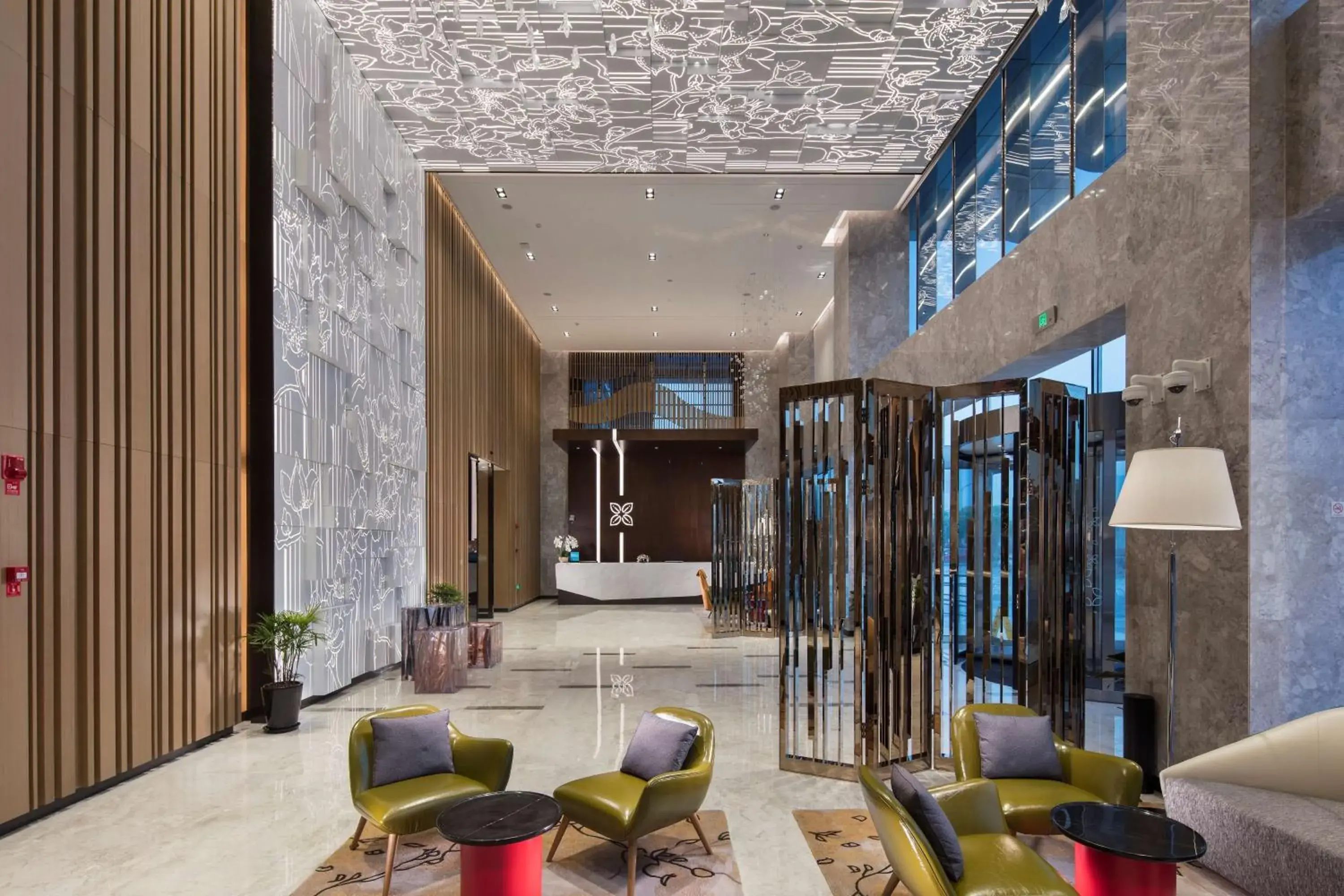 Lobby or reception in Hilton Garden Inn Shanghai Hongqiao NECC Lobby or reception in Hilton Garden Inn Shanghai Hongqiao NECC