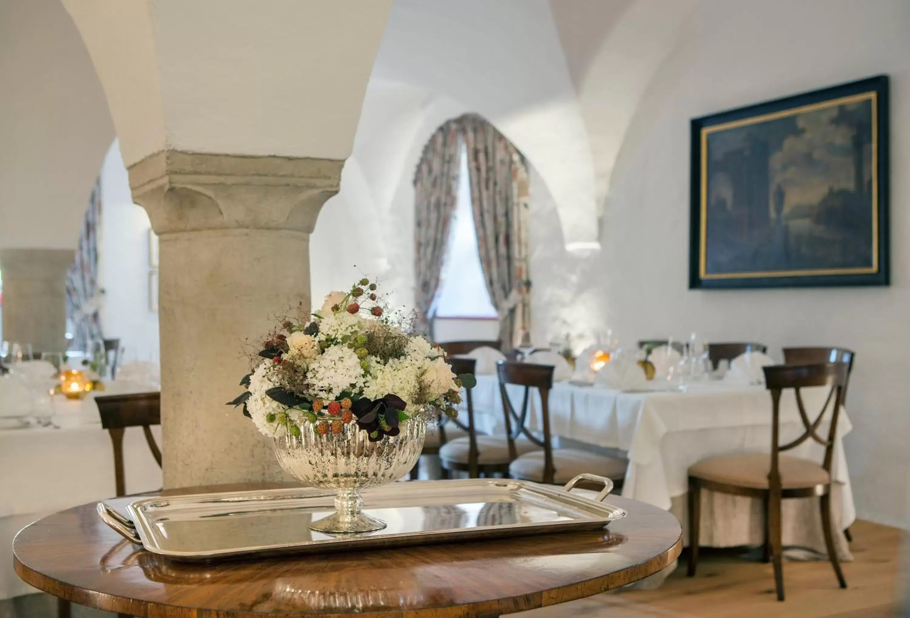 Decorative detail, Restaurant/Places to Eat in Hotel Schloss Gabelhofen