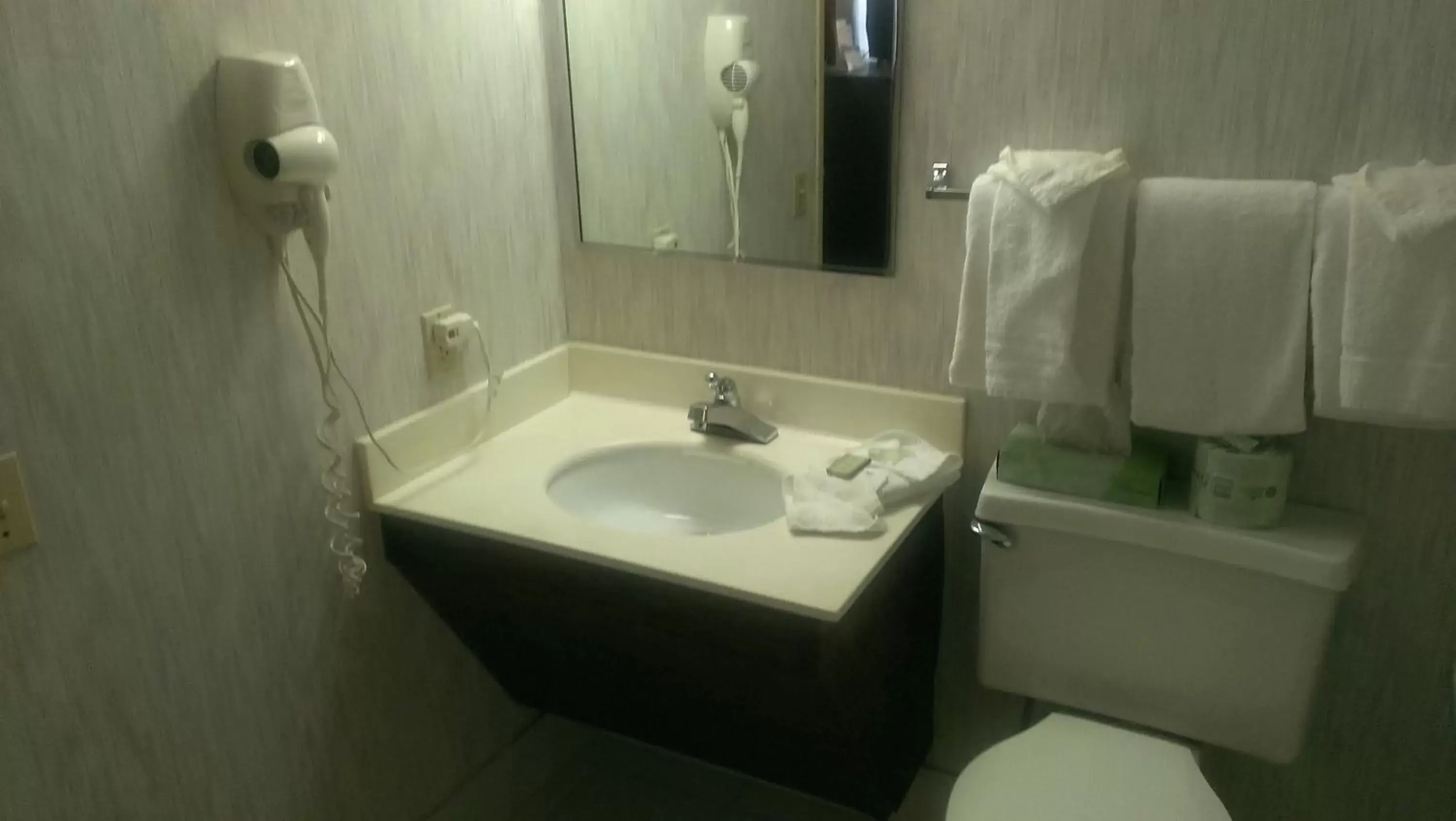 Bathroom in Super 8 by Wyndham West Haven